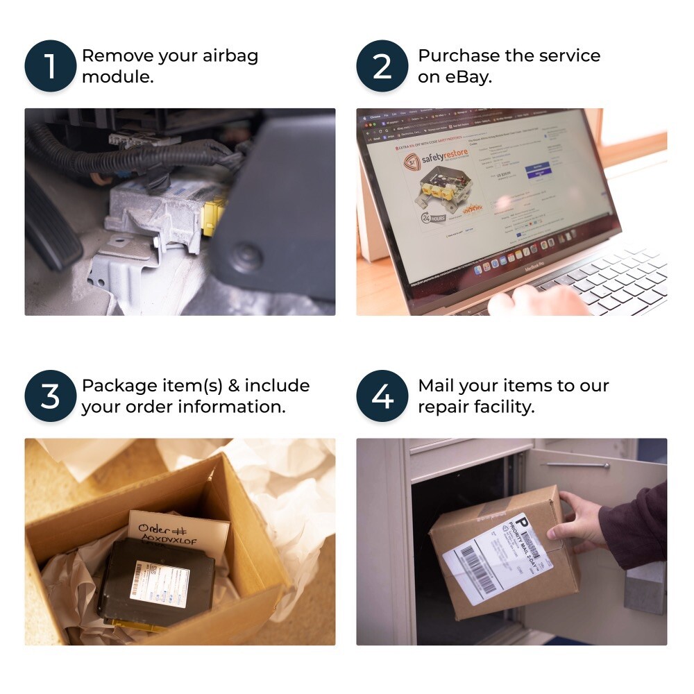 ALL MAKES & MODELS SRS MODULE RESET SERVICE RESTRAINT CONTROL RCM SDM