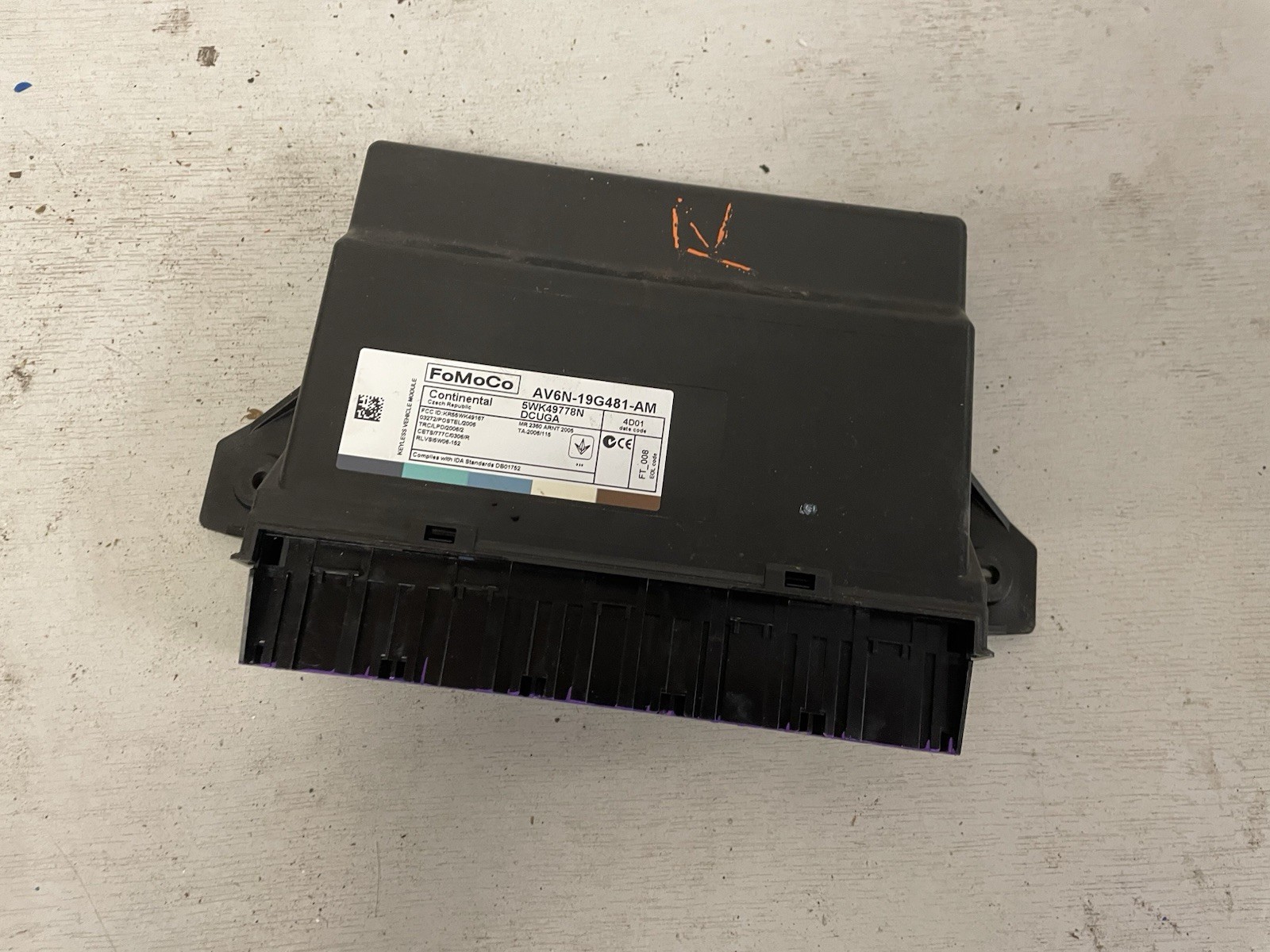 Ford Focus Central Locking Module 2011-2018 MK3 AV6N-19G481-AM