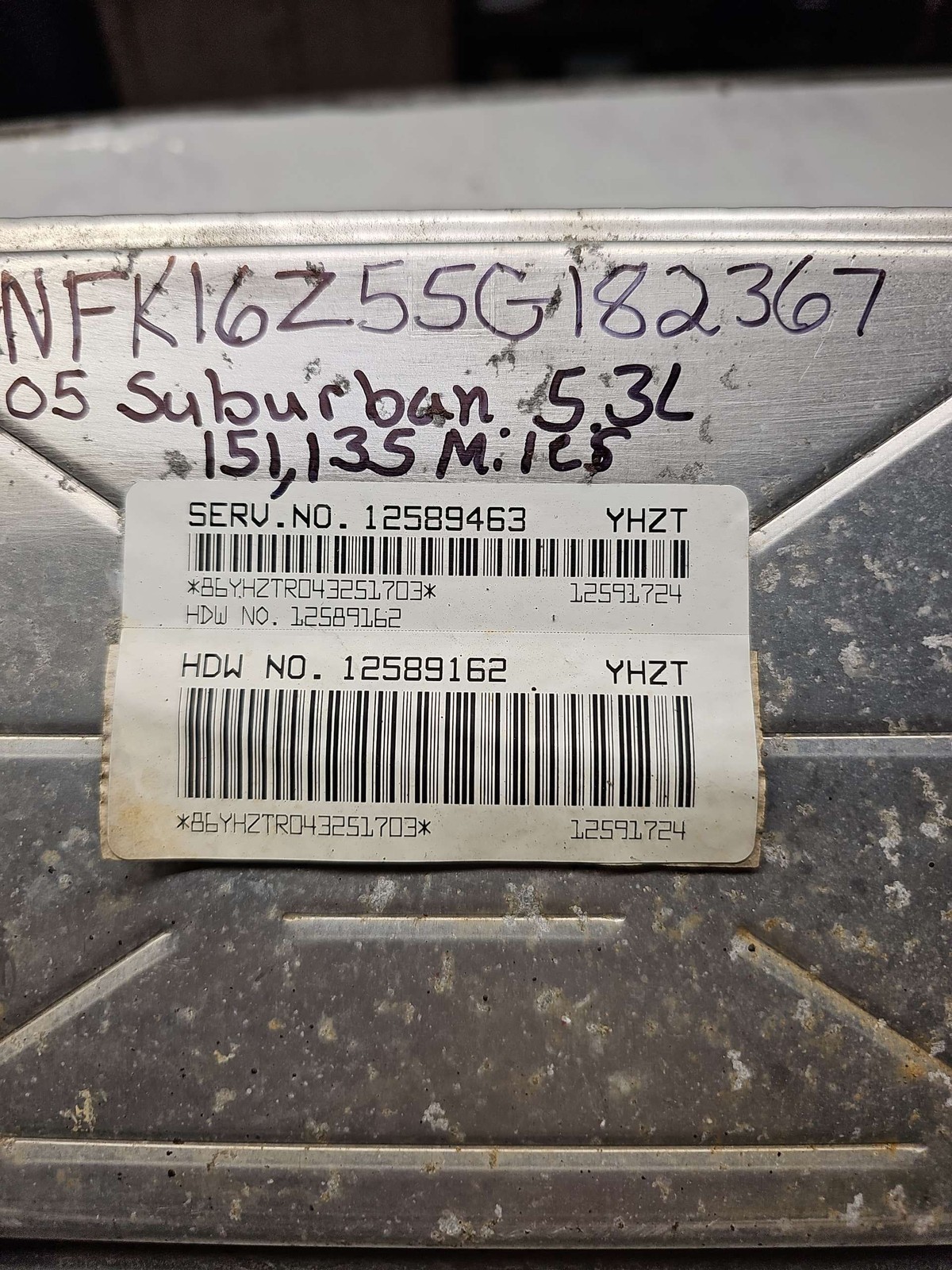 2003-2006 SUBURBAN 1500 AVALANCHE CADILLAC ESCALADE ELECTRONIC CONTROL MODULE