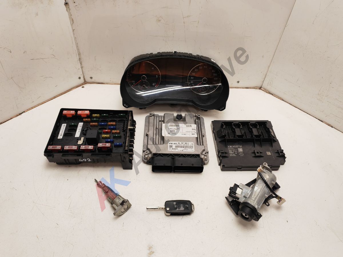 VW Sharan Seat Alhambra MK2 15-21 Engine ECU Lock Set Kit 2.0 Diesel 04L907309K