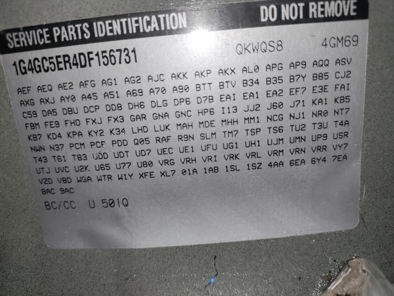 Used Engine Control Module (ECM) fits: 2013 Buick Lacrosse Electronic Control Mo