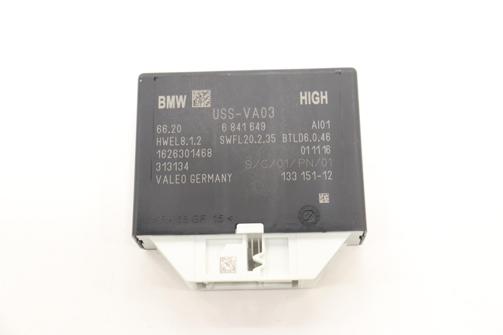 2016 – 2019 BMW 740I G12 PARK PARKING AID ASSIST CONTROL MODULE OEM 66206841649