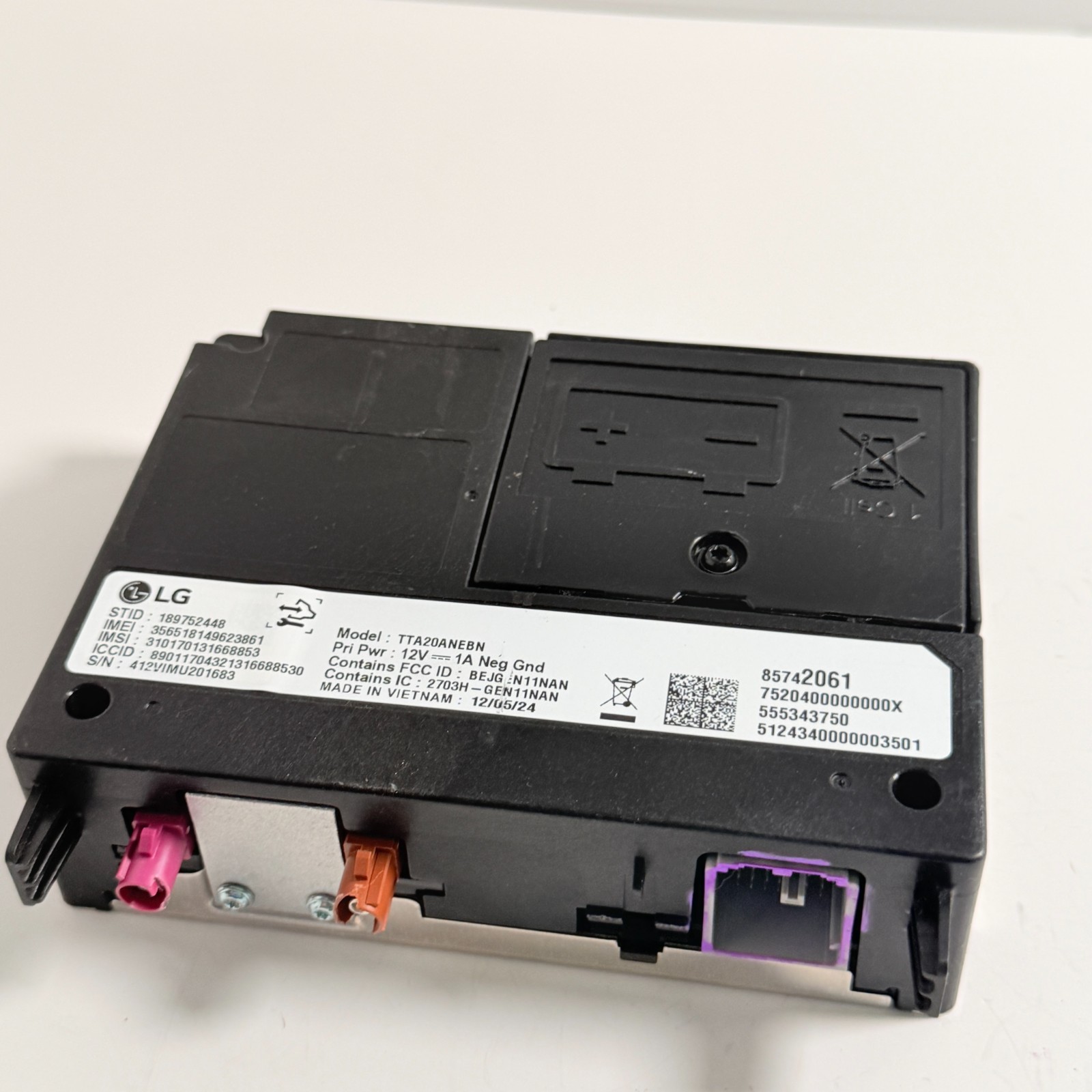 OEM 85742061 CHEVROLET TRAILBLAZER TELEMATICS CONTROL MODULE 2025
