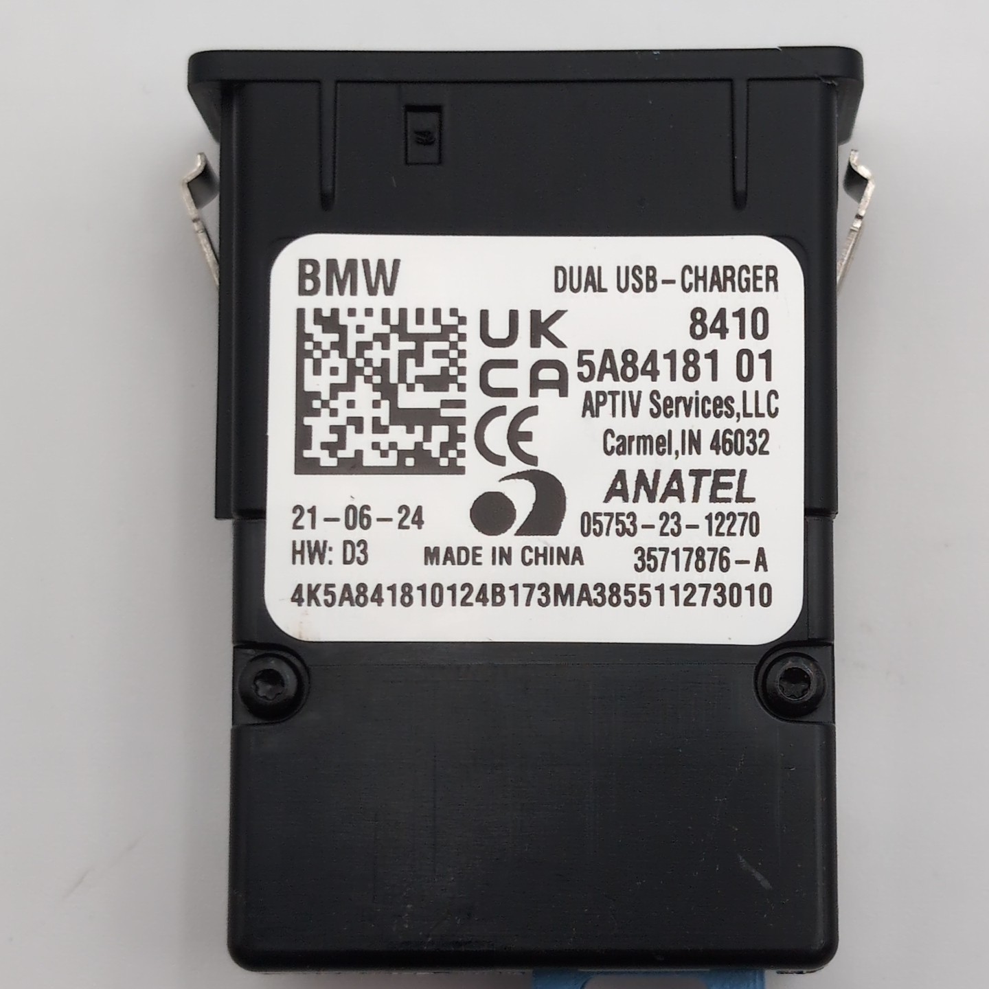 Bmw F70 F74 U06 X1 U11 X2 U10 Mini U25 F65 F66 USB Charger Socket Port Dual