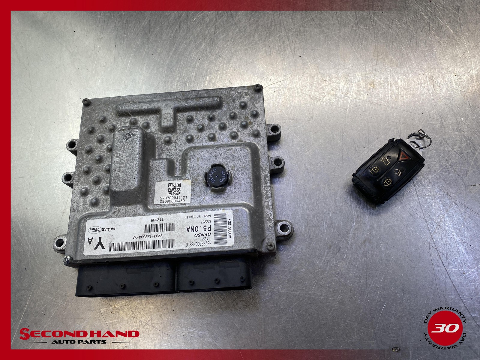 10-12 Jaguar XF X250 5.0L N/A ECU Engine Module KEY SET OEM