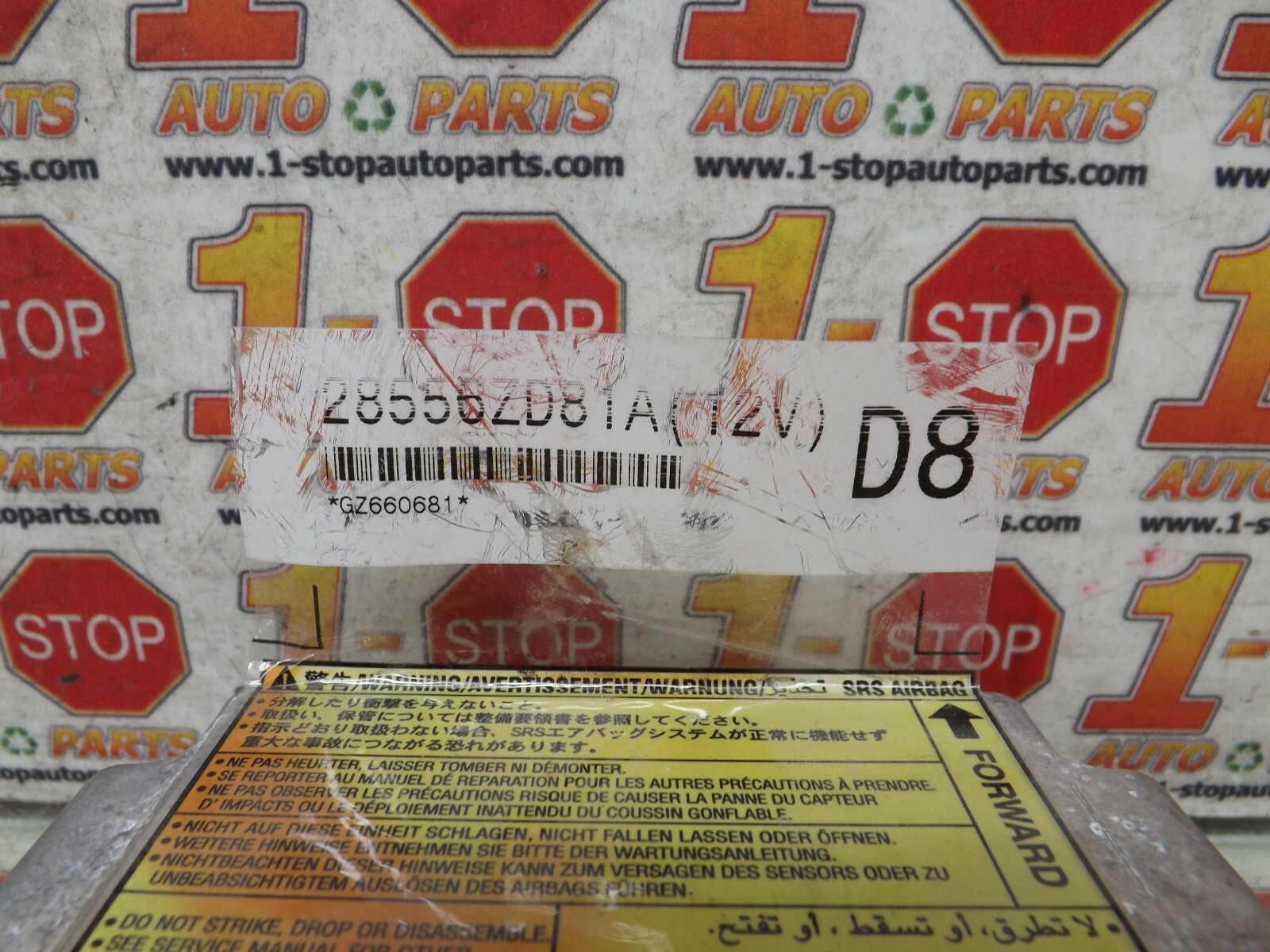 2006 06 NISSAN ALTIMA SRS CONTROL MODULE 28556-ZD81A OEM