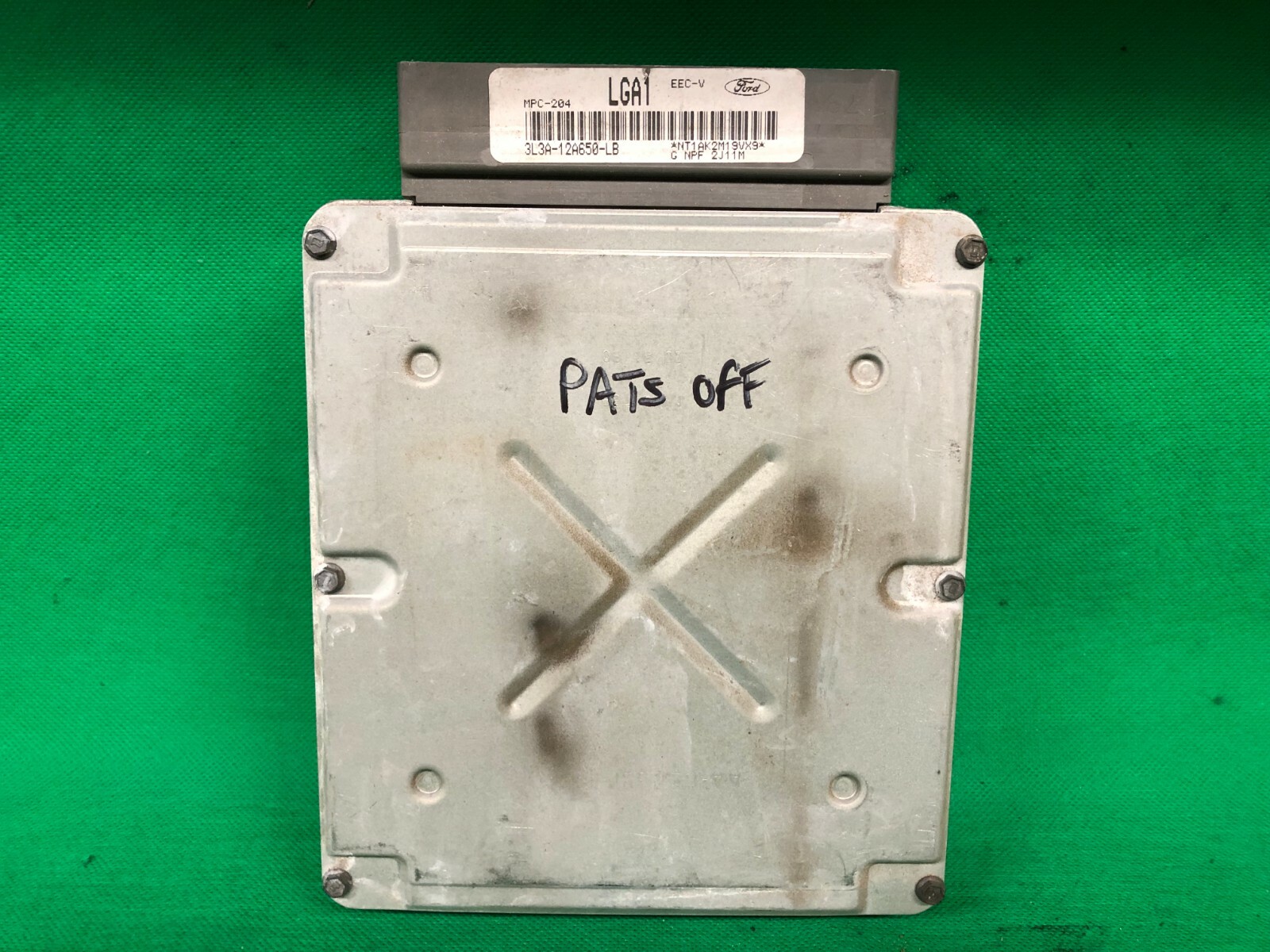PATS OFF PLUG & PLAY 03 FORD F150 5.4 AT ECU ECM PCM CONTROL 3L3A-12A650-LB LGA1