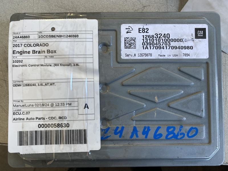 Engine ECM Electronic Control Module 3.6L Fits 17-25 XT5 387736