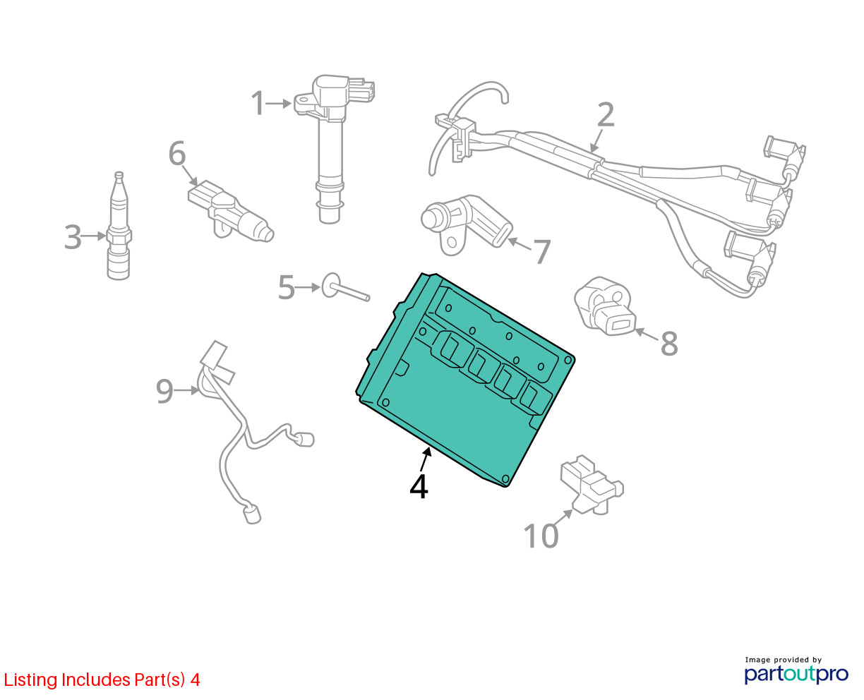 2015 Grand Cherokee Engine Computer/Module Ecu/Ecm/Pcm Sku#4481062