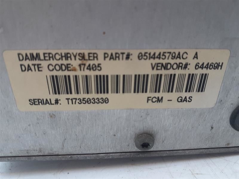 Front Control Multifunction Module Fits 06-07 CARAVAN 05144579AC