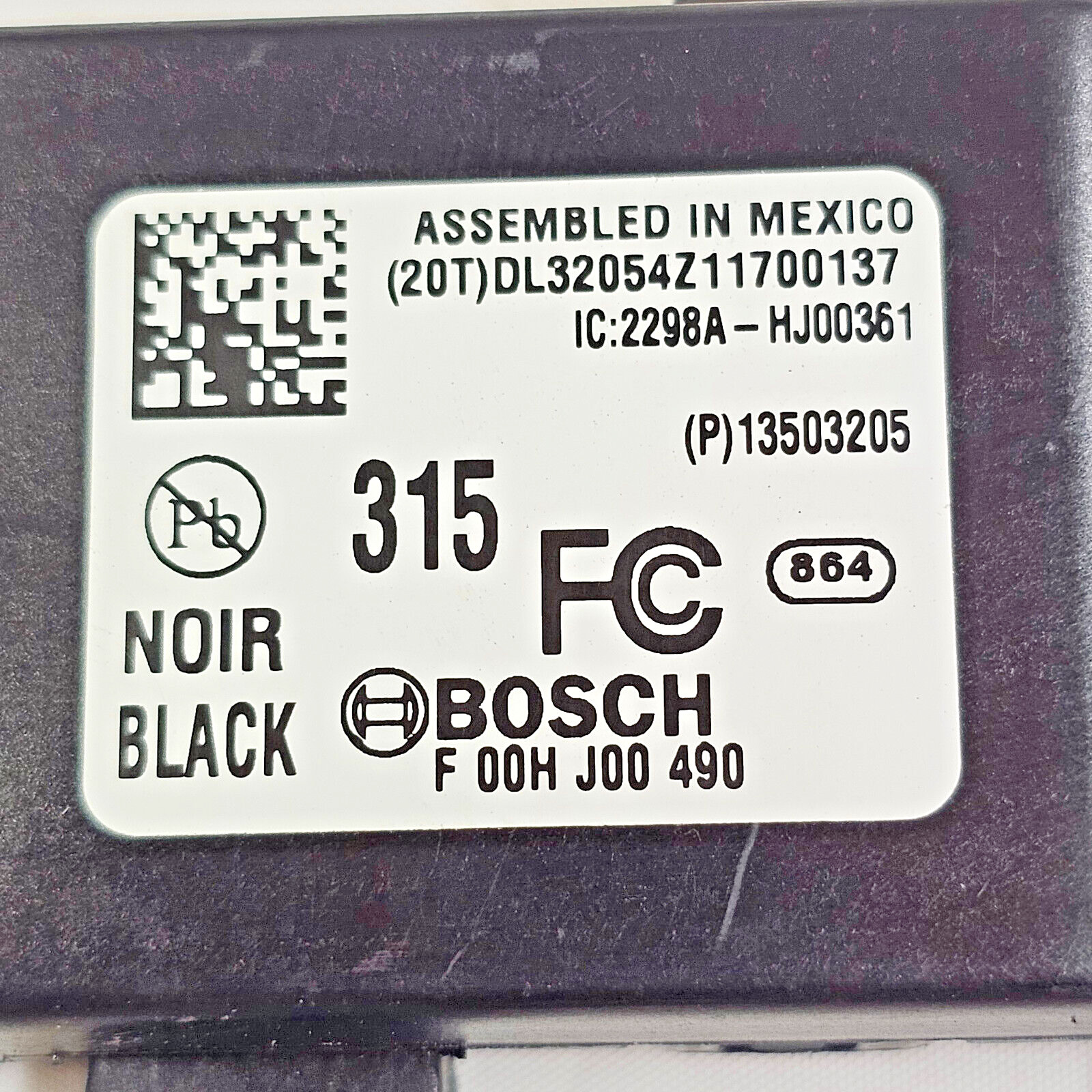 10-17 Chevrolet Equinox Keyless Entry Locking Receiver Control Module 13503205