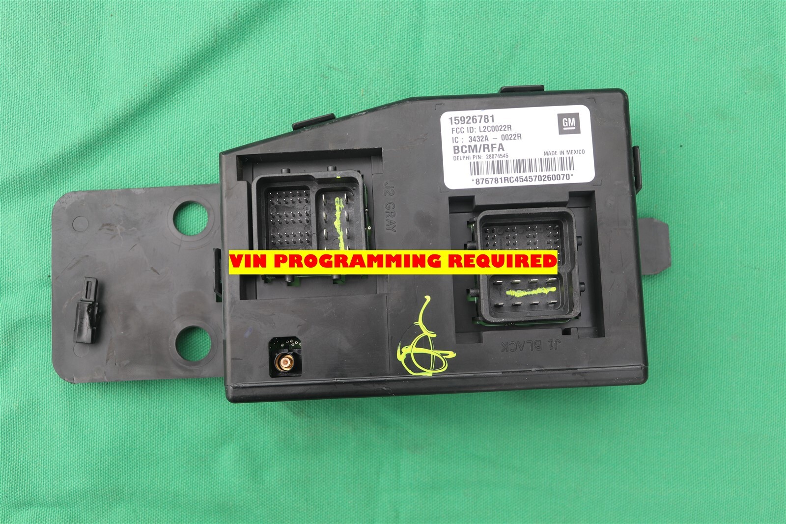 GM Chevrolet Colorado Canyon Bcm Bcu Body Control Module 15926781