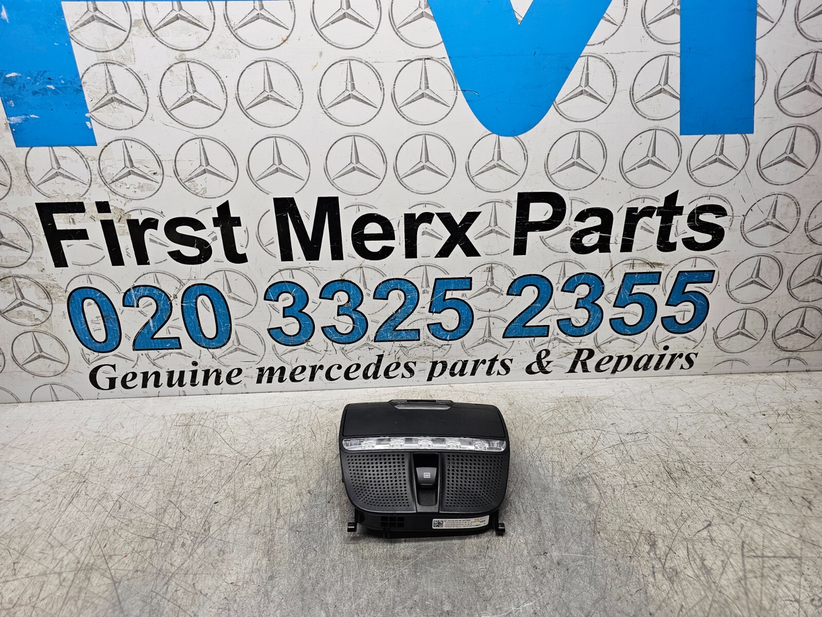 MERCEDES E CLASS W213 E220D FRONT INTERIOR ROOF LIGHT / CONTROLS A0009005810
