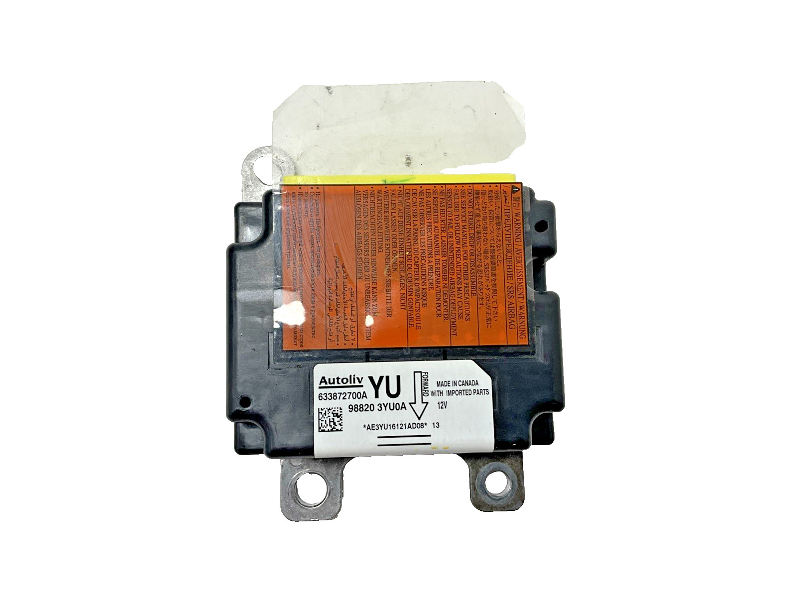 2016 Nissan Sentra Driver Control Module Unit 988203YU0A OEM
