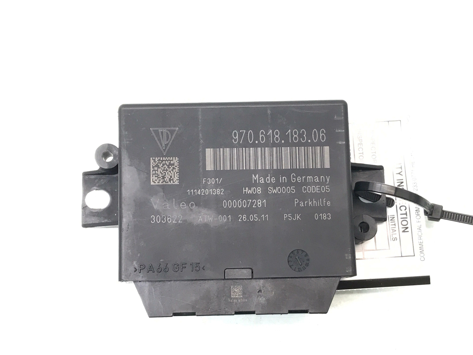 2011 – 2012 PORSCHE PANAMERA FRONT & REAR PARK ASSIST CONTROL MODULE 97061818306