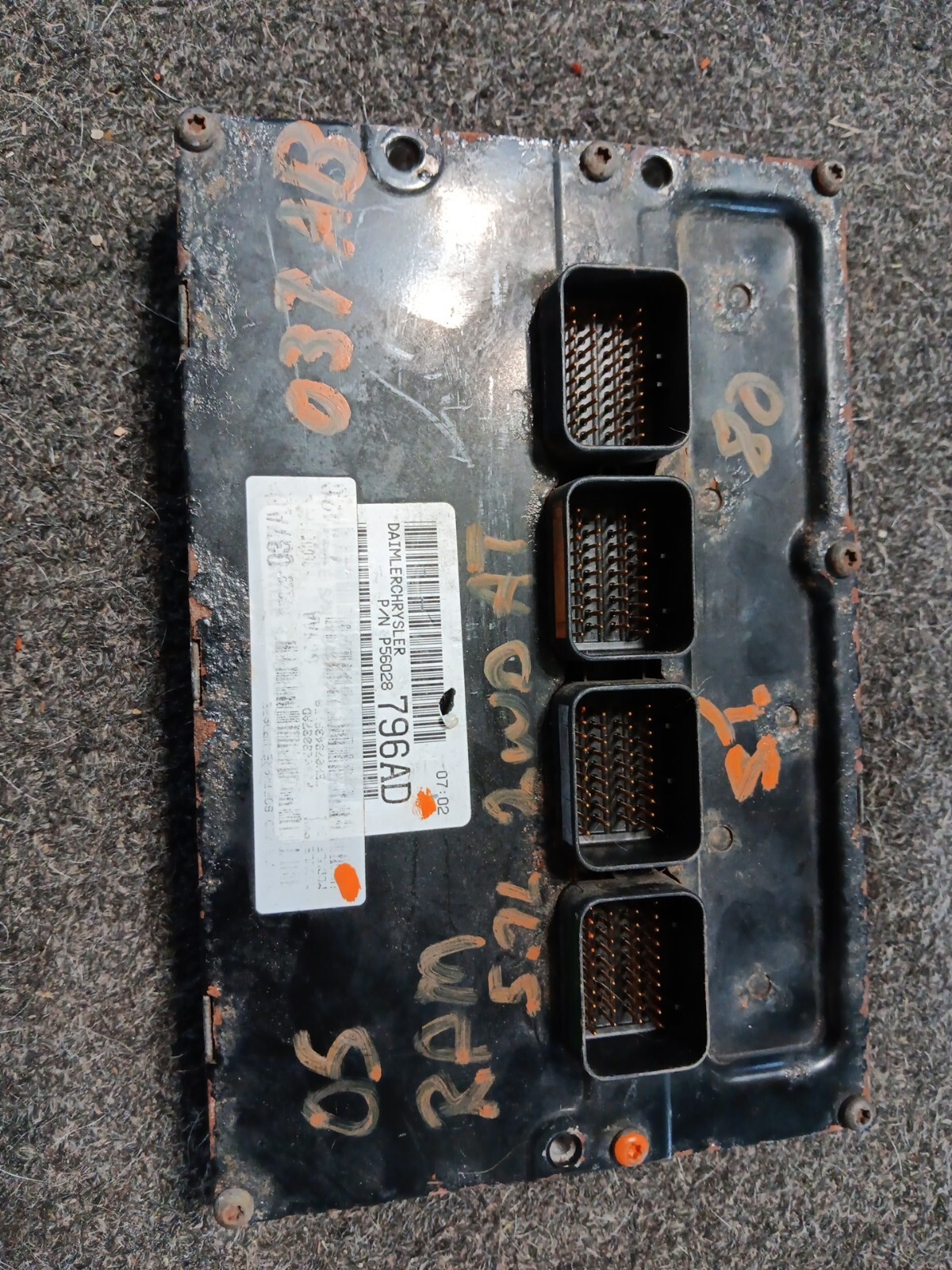 05 DODGE RAM 5.7 2WD AT ECM ECU engine control MODULE PCM P56028 796AD