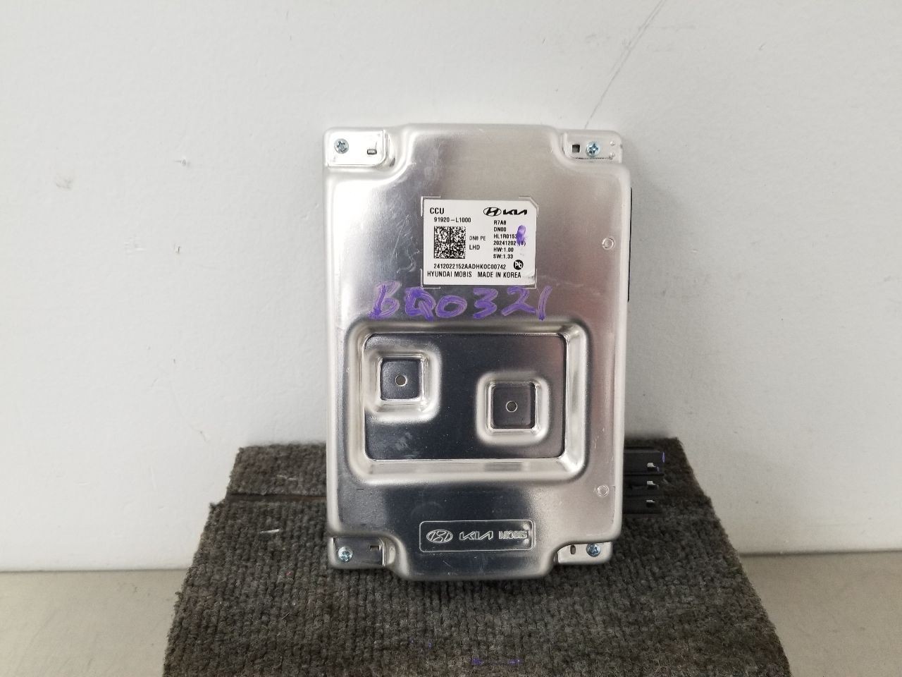 25 HYUNDAI SONATA SEL CENTRAL COMMUNICATION CONTROL MODULE 91920L1000