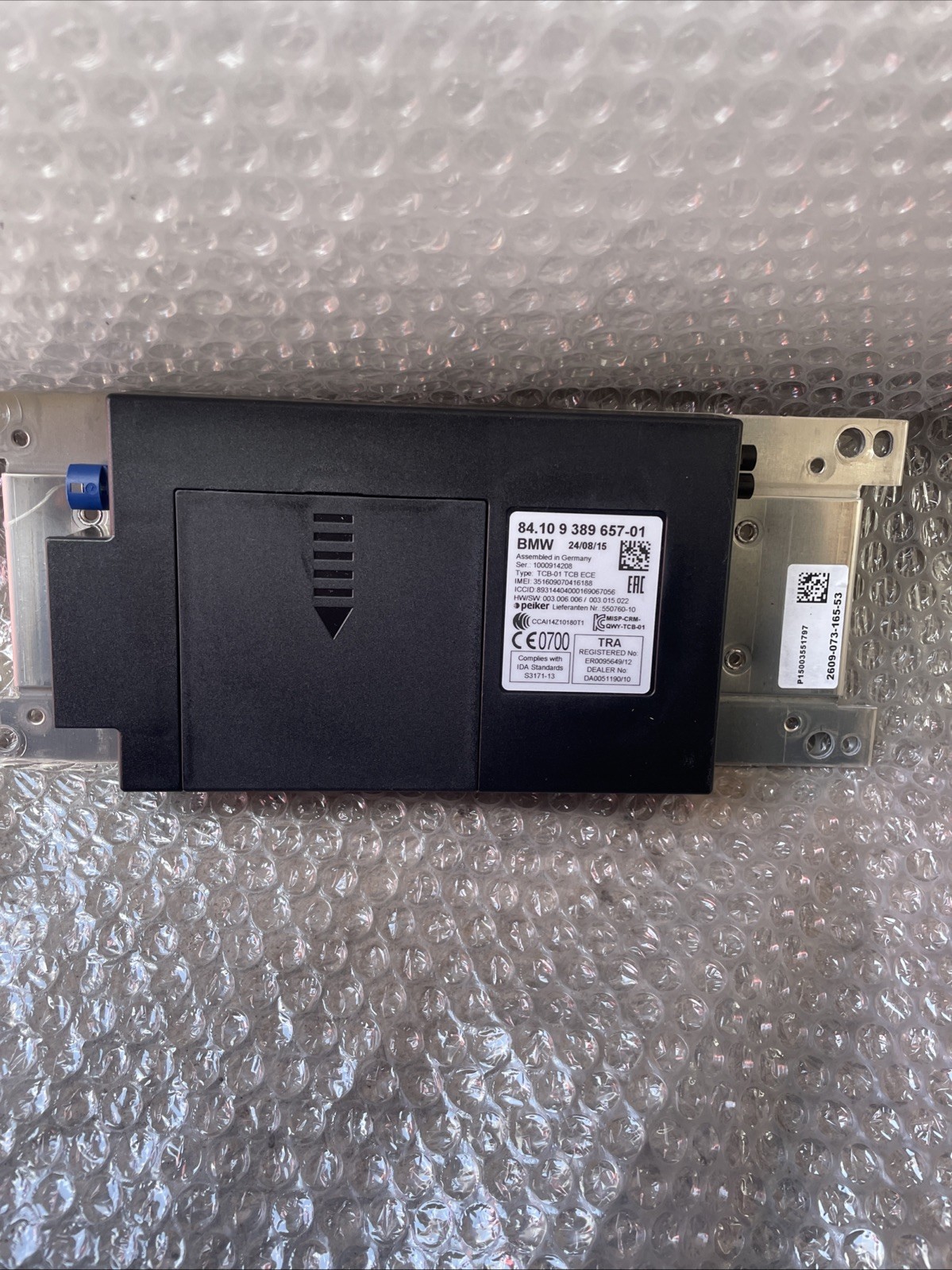 BMW F30 3 SERIES LCI TELEMATICS CONTROL MODULE 9389657