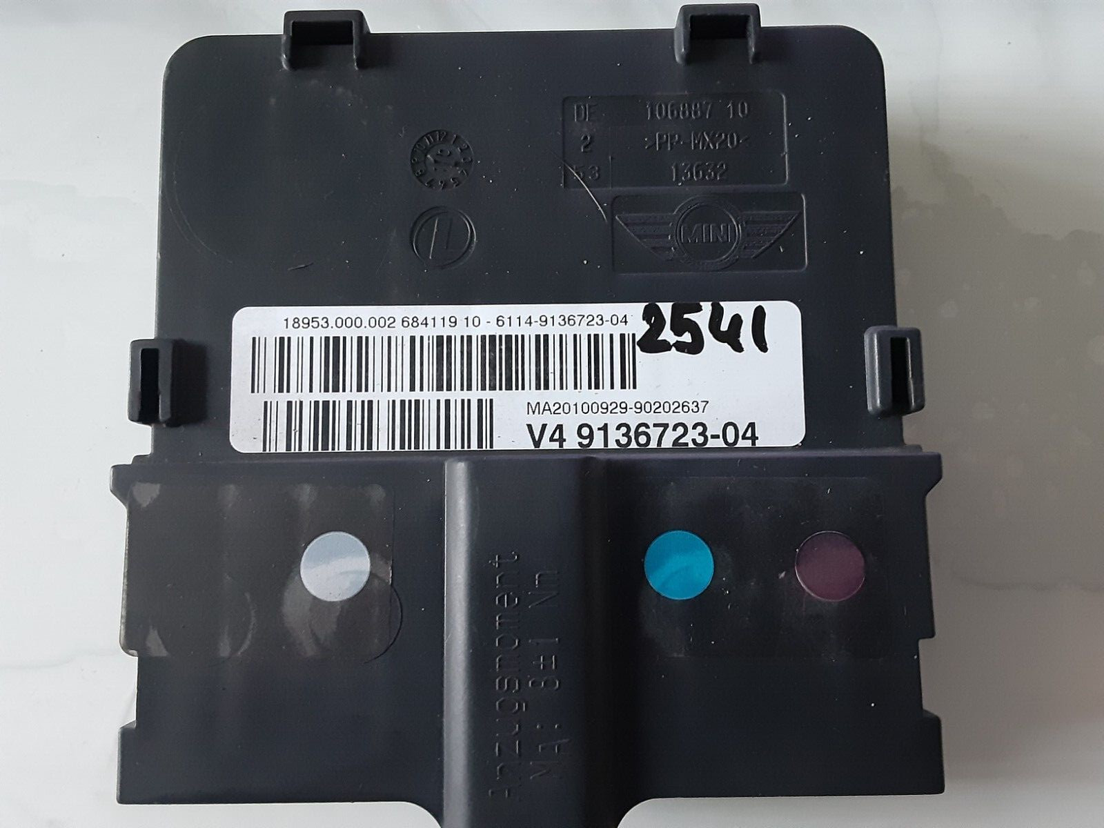 2007-2013 MINI COOPER POSITIVE BATTERY TERMINAL POWER DISTRIBUTION OEM 9136723*