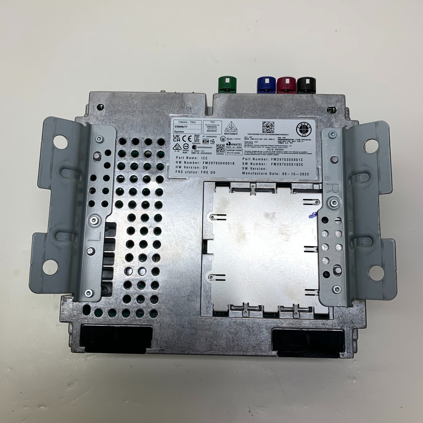 2023 – 2024 Fisker Ocean One Media ICC Control Module FM2970300001C OEM
