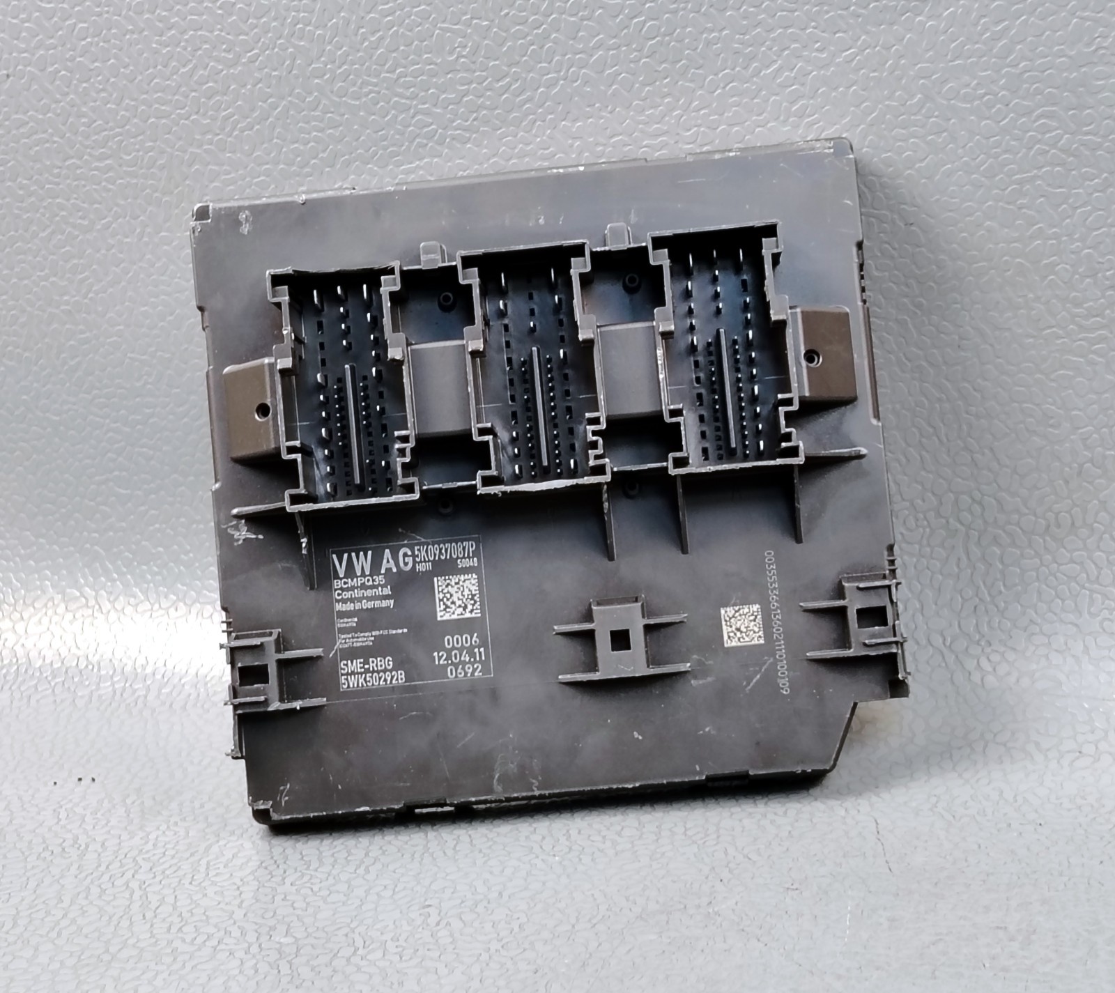 2015 VW SHARAN 7N1 7N2 1.4 TSI BCM FUSE BOX 5K0937087P 5K0-937-087-P 5WK50292B