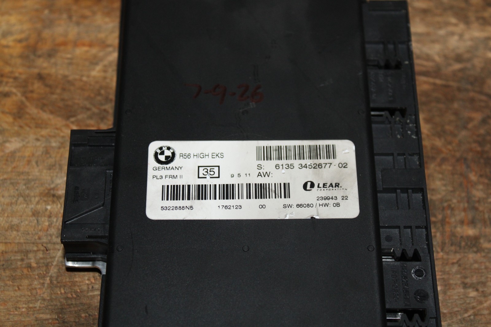 07-15 MINI COOPER BODY COMPUTER CONTROL MODULE UNIT BCM OEM 61353452677