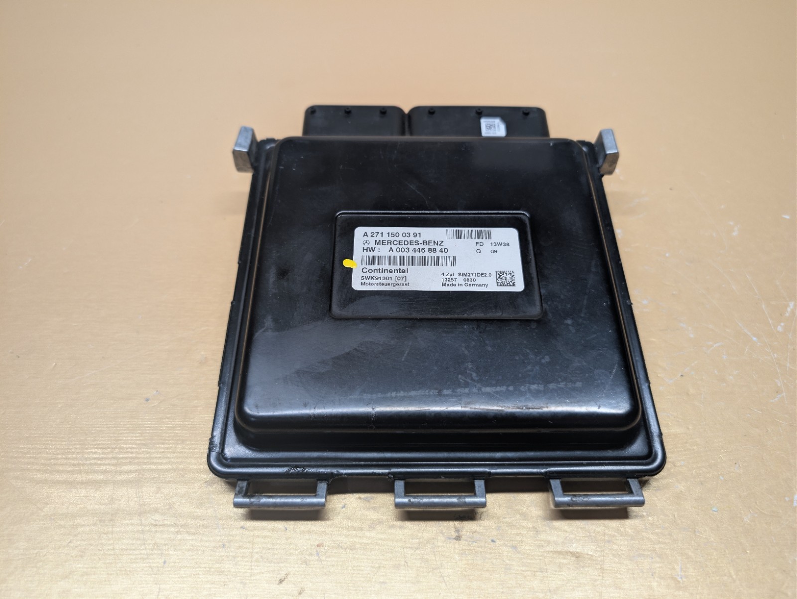 2012-2015 MERCEDES W204 C250 ECU Engine Control Module A2711500391 (OEM) #O23