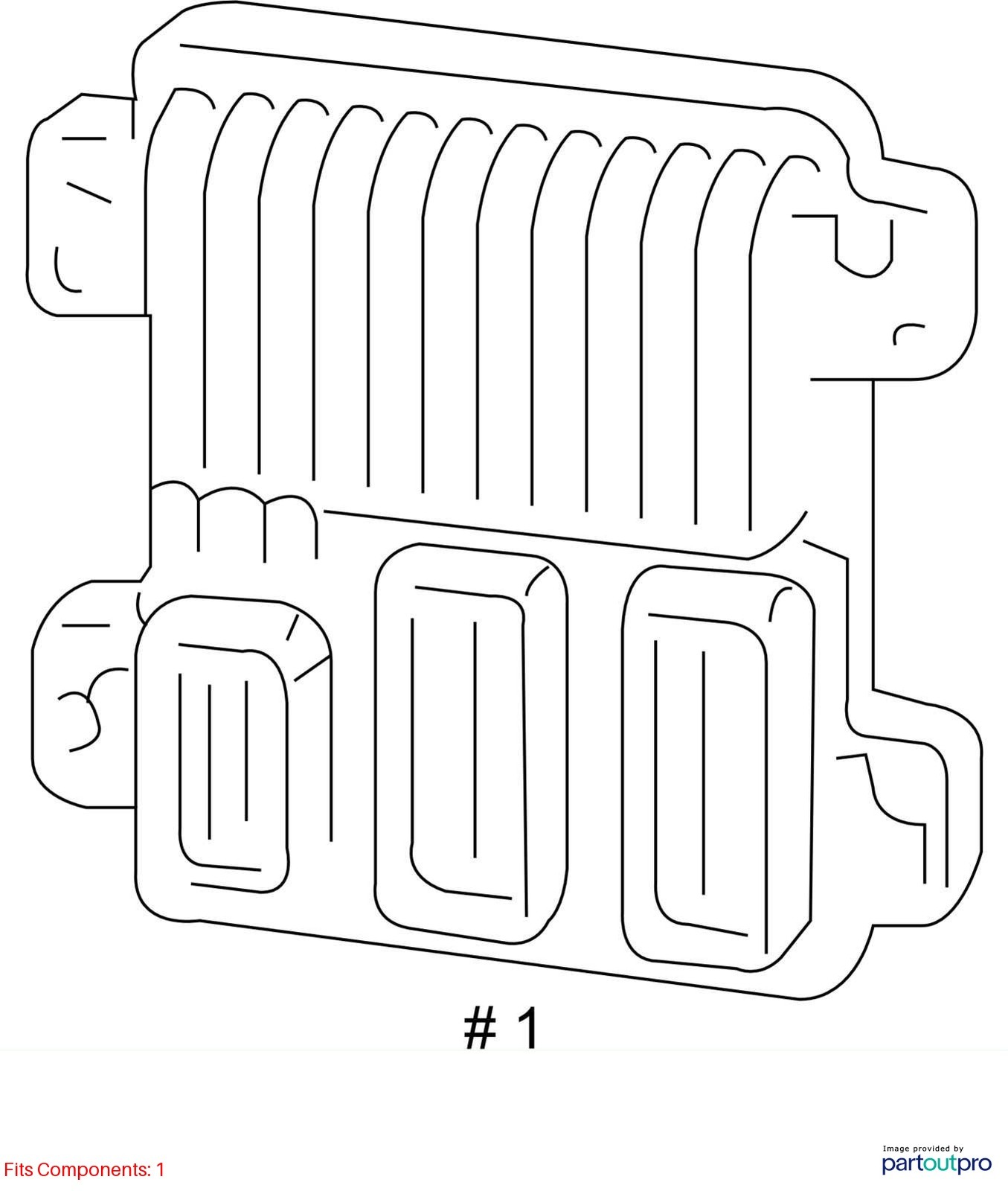 2014 Chevy Spark Engine Computer ECU ECM