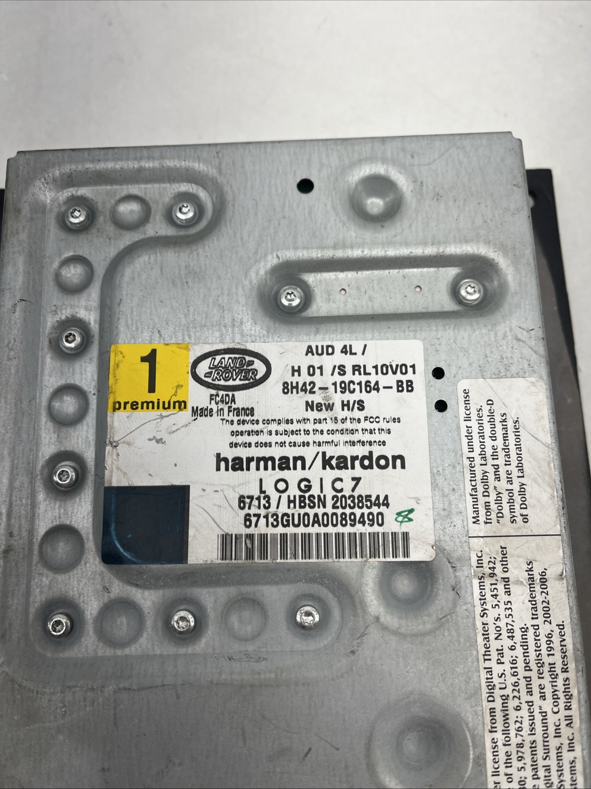 Factory OEM Harman Kardon Logic7 Radio Amp Amplifier for 05-11 Range Rover Sport