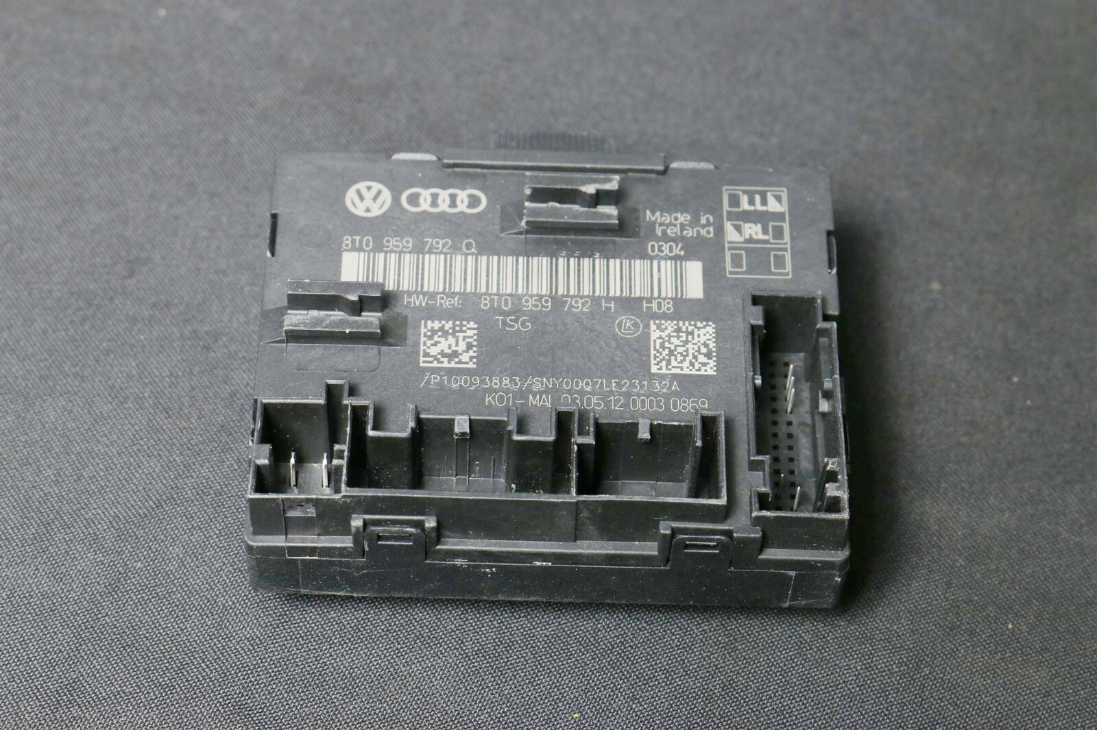 8T0959792Q P Door Control Unit Front Passenger Side Audi A4 8K Limo