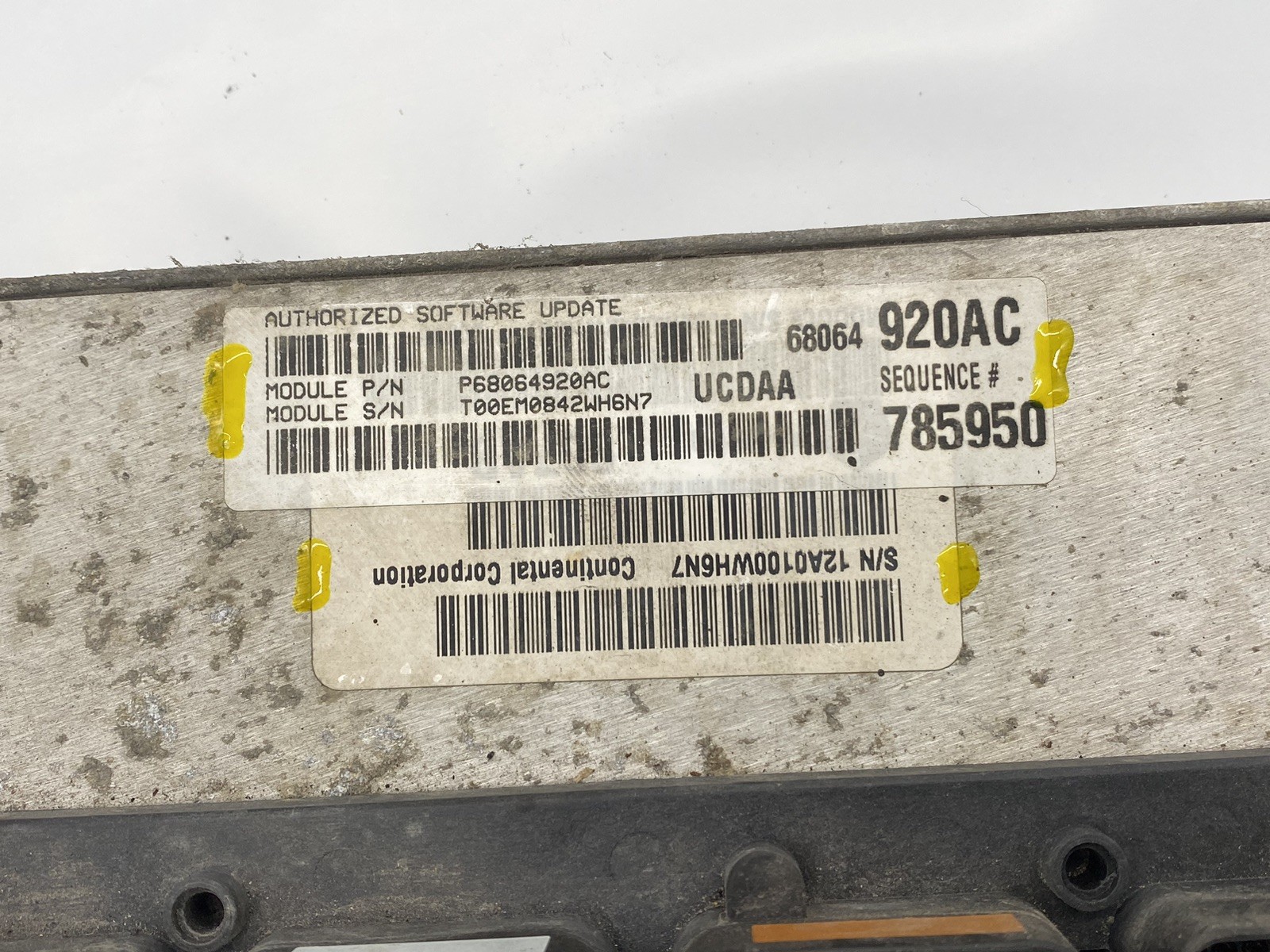 2012 Dodge Ram 1500 5.7L ECM ECU PCM Engine Control Module 68064920AC OEM