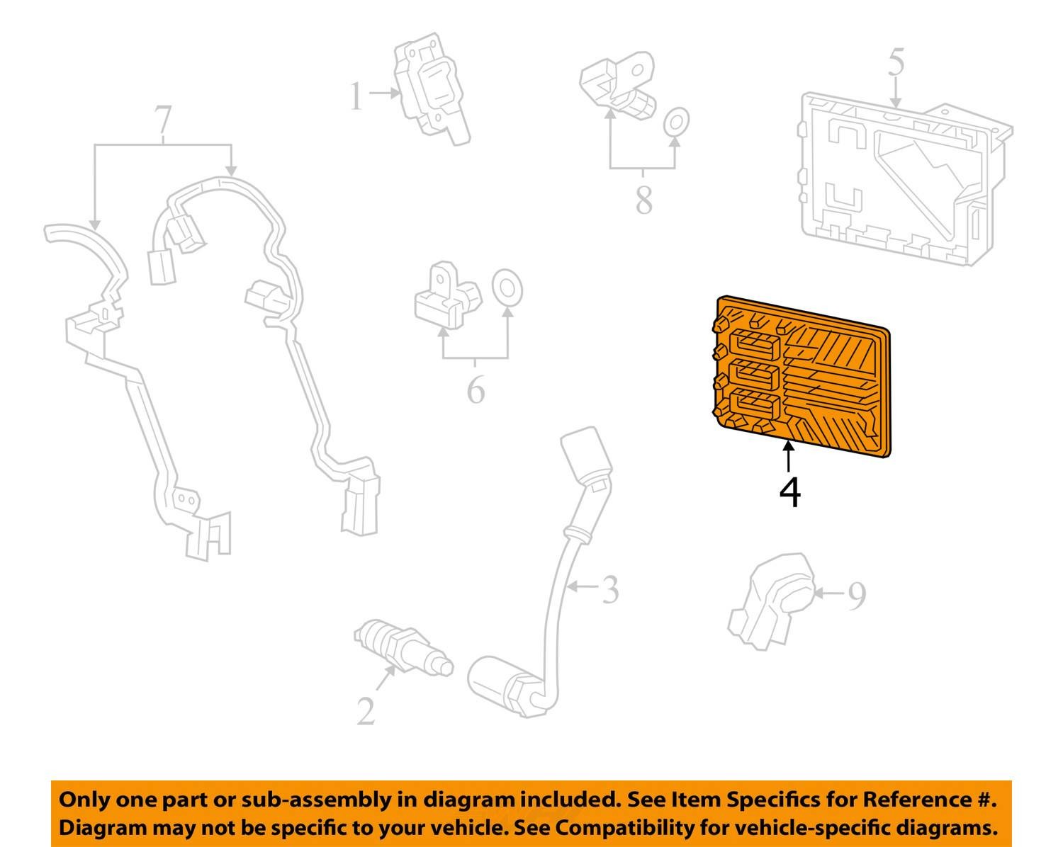 12676230 ELECTRONIC CNTRL MOD OEM 15-16 GMC DENALI XL 1YR WRNTY