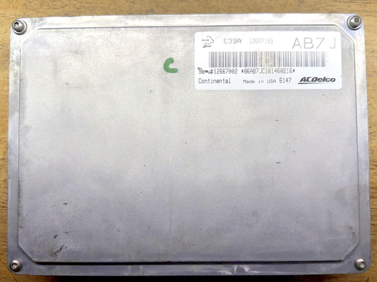 2017-20 GM ECM Equinox Acadia XTS PCM Engine Computer Module ECU 12667189 AB7J