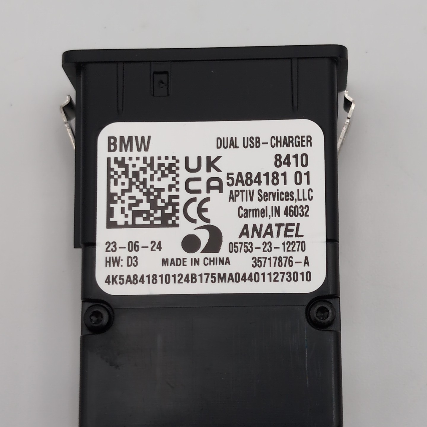 Bmw F70 F74 U06 X1 U11 X2 U10 Mini U25 F65 F66 USB Charger Socket Port Dual