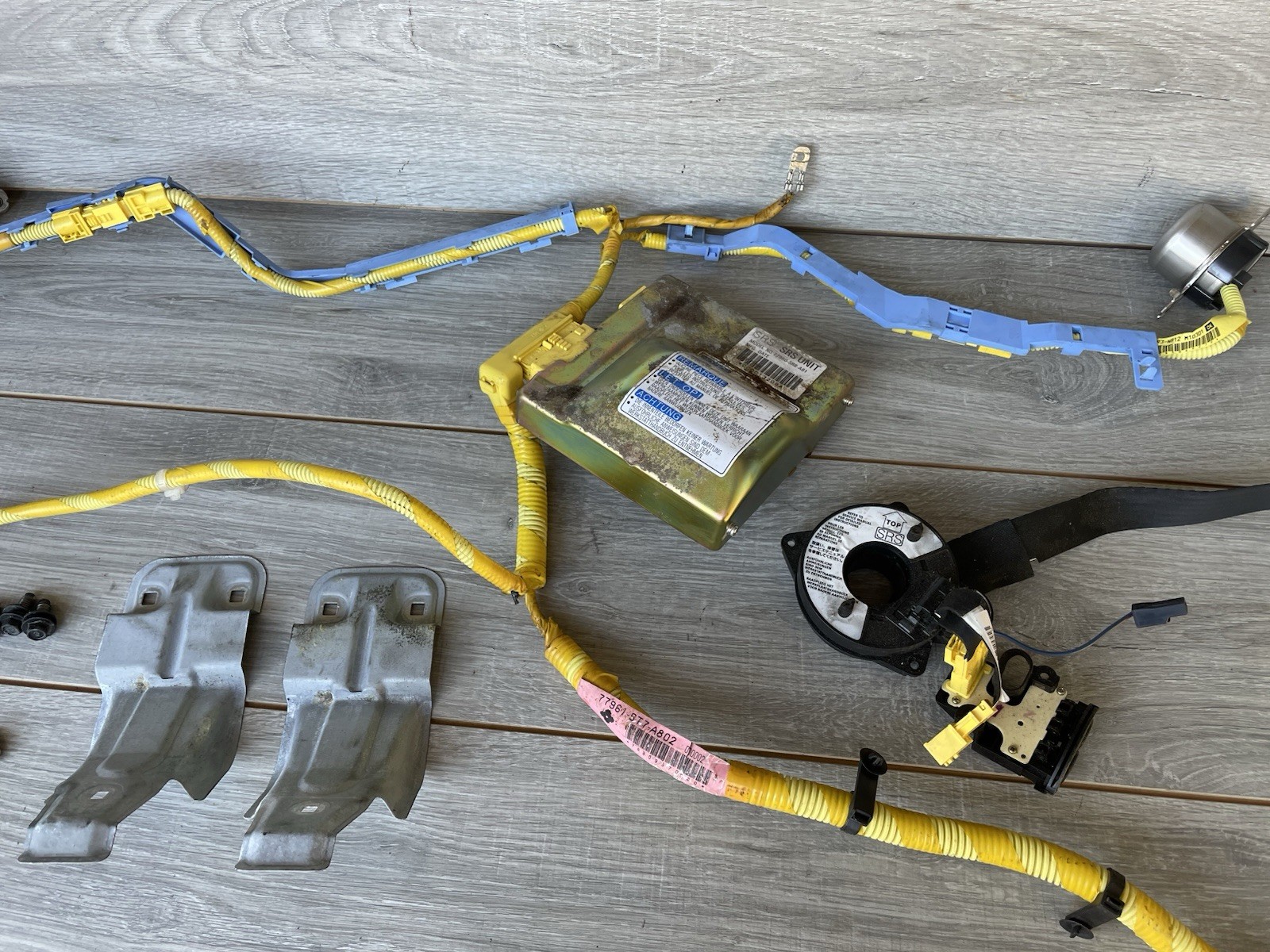 94-95 Integra DC2 OEM SRS Bag Control Computer Unit Module Complete Crash Sensor