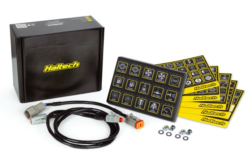 Haltech CAN Keypad For 15 Button (3×5) With Amber Backlight – Model HT-011502