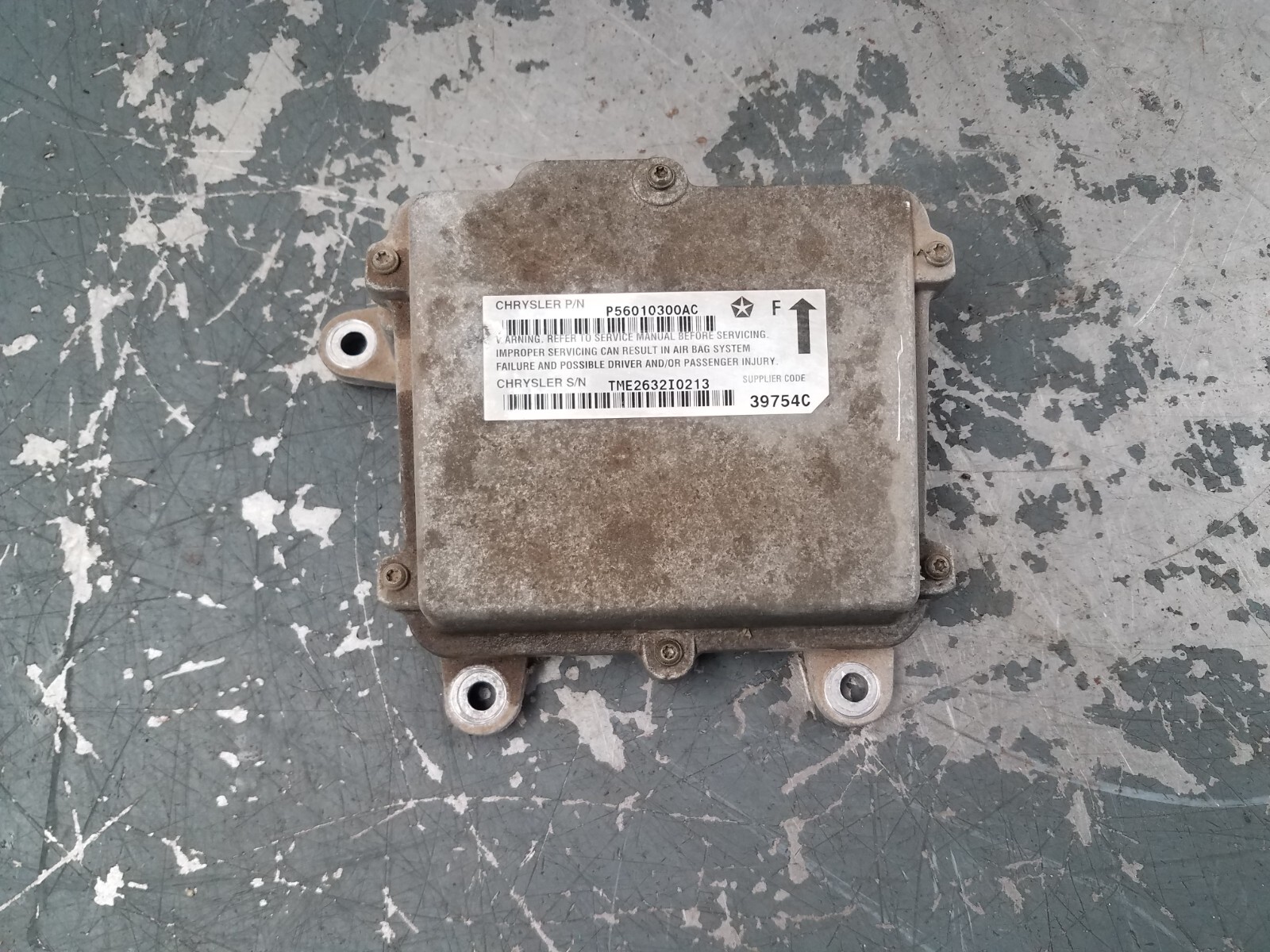 2003 Jeep Wrangler TJ Rubicon 4×4 Body Control Module #6608 Q3