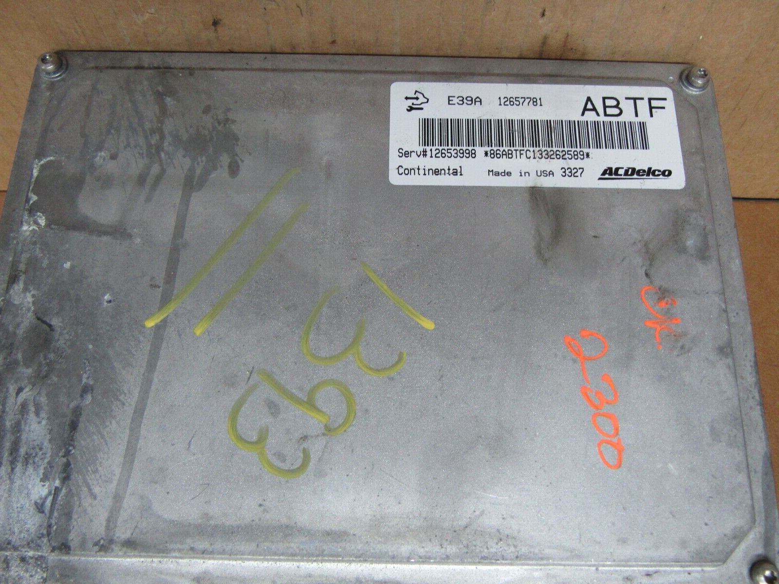 2014 Buick Lacrosse 2.4L Engine Control Computer Module ECM ECU OEM 12657781
