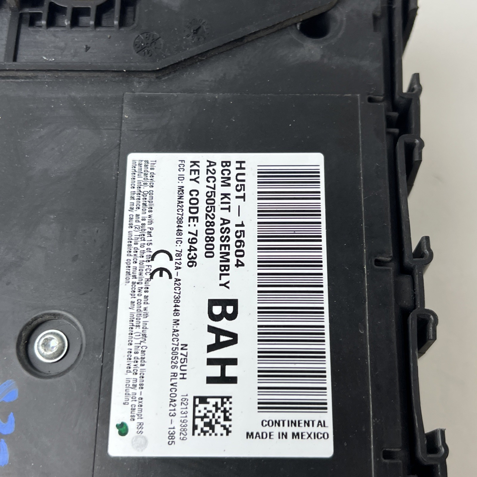 HU5T-15604BAH 2017 FORD EXPLORER BODY CONTROL MODULE BCM INTERIOR FUSE BOX OEM