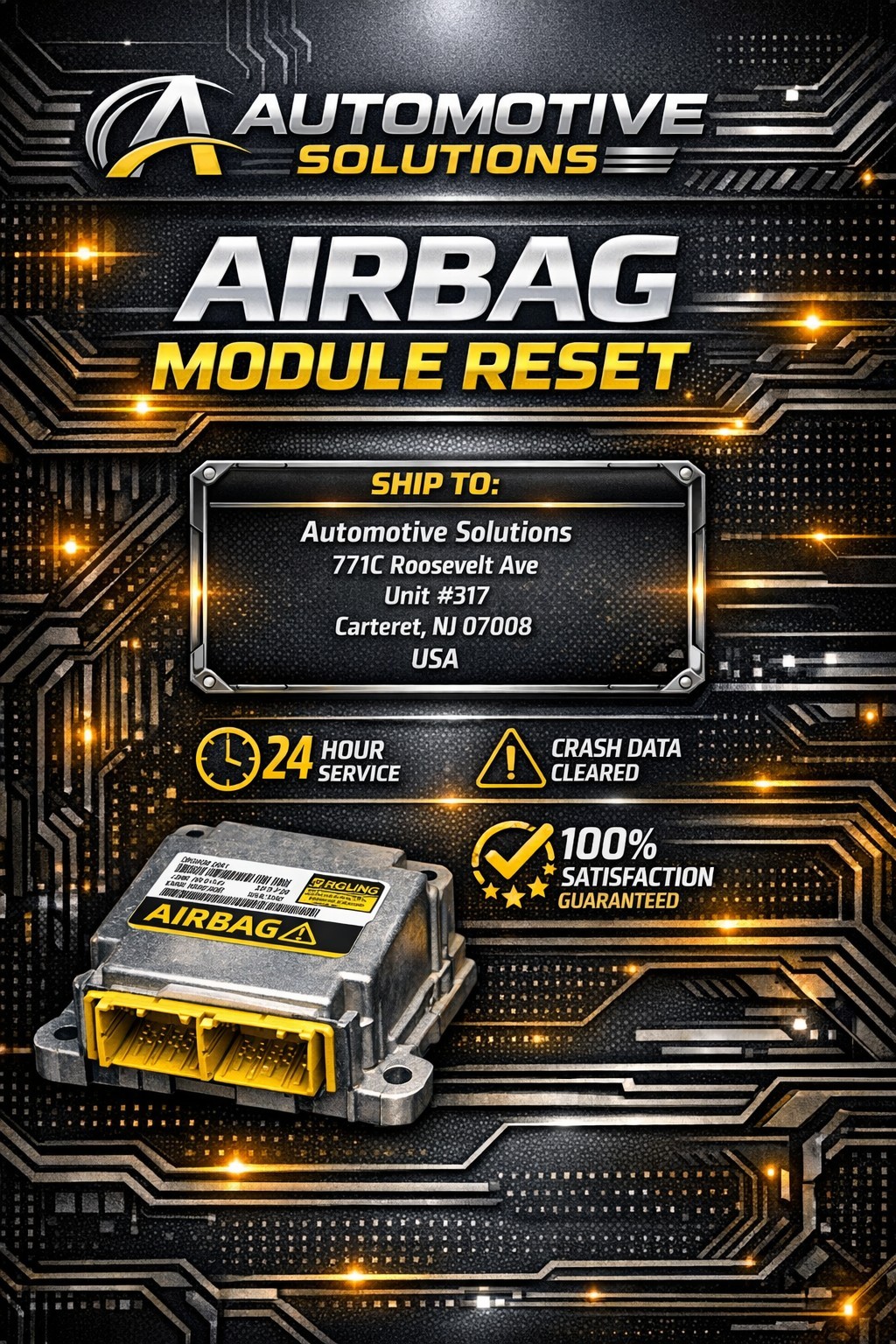 SRS Module Reset Service For All Hyundai