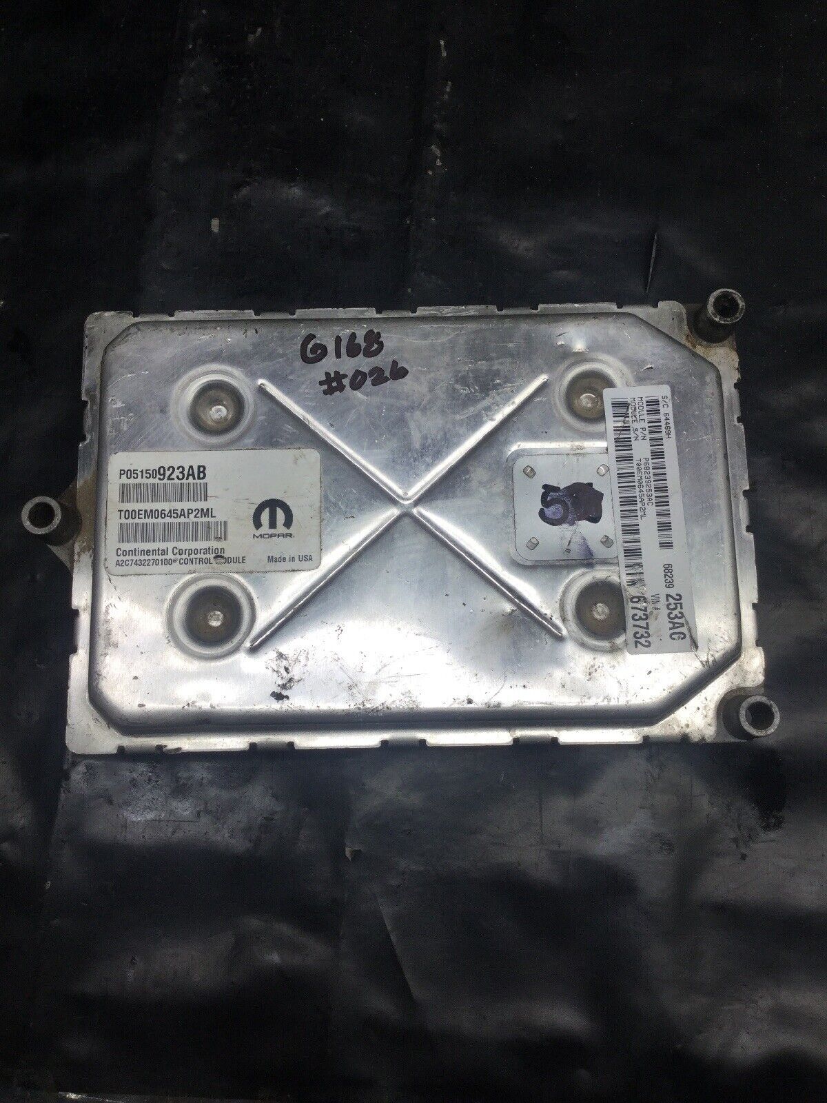 ECM 2016 Jeep Cherokee 2.4 Engine Computer Module ECM ECU | P68342093AA #5608