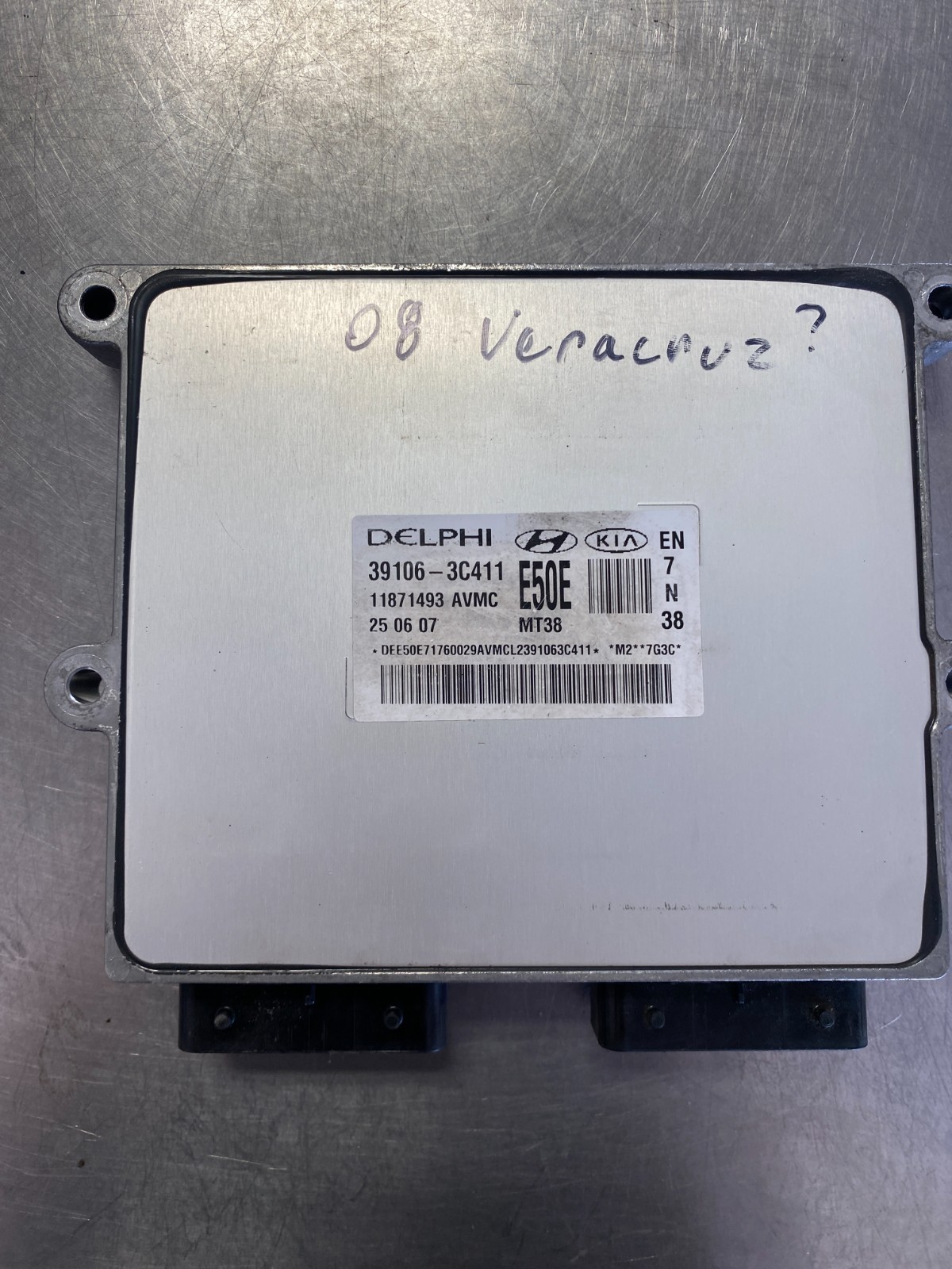 2008 Hyundai Veracruz Delphi Ecu Engine Control Unit 39106-3C411 Ecu Ecm