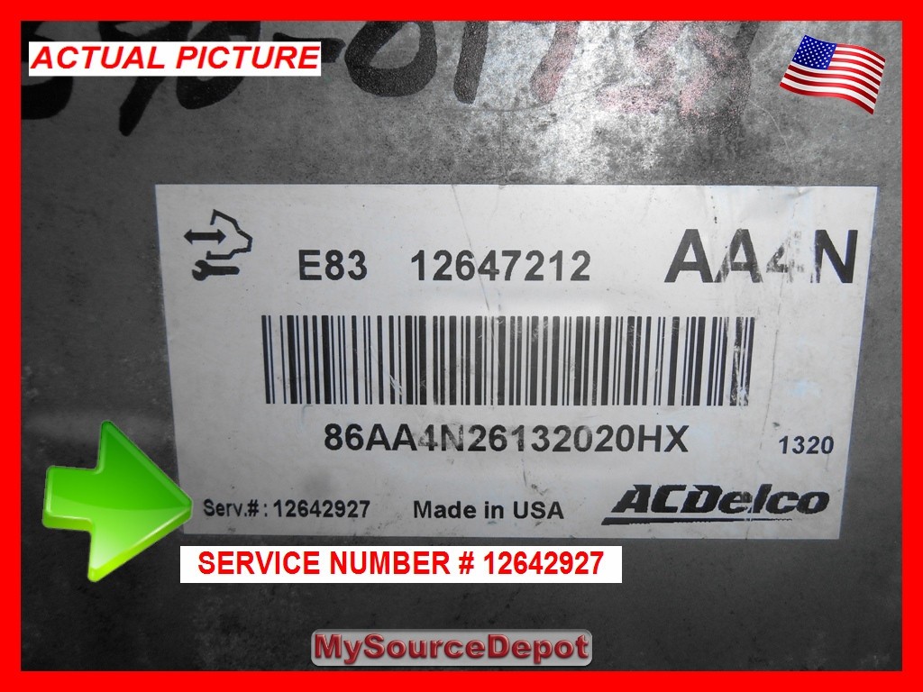 2009,2010,2011,2012,2013,2014,SPARK,TRAX,WAVE,CRUZE,ECM, ENGINE CONTROL MODULE