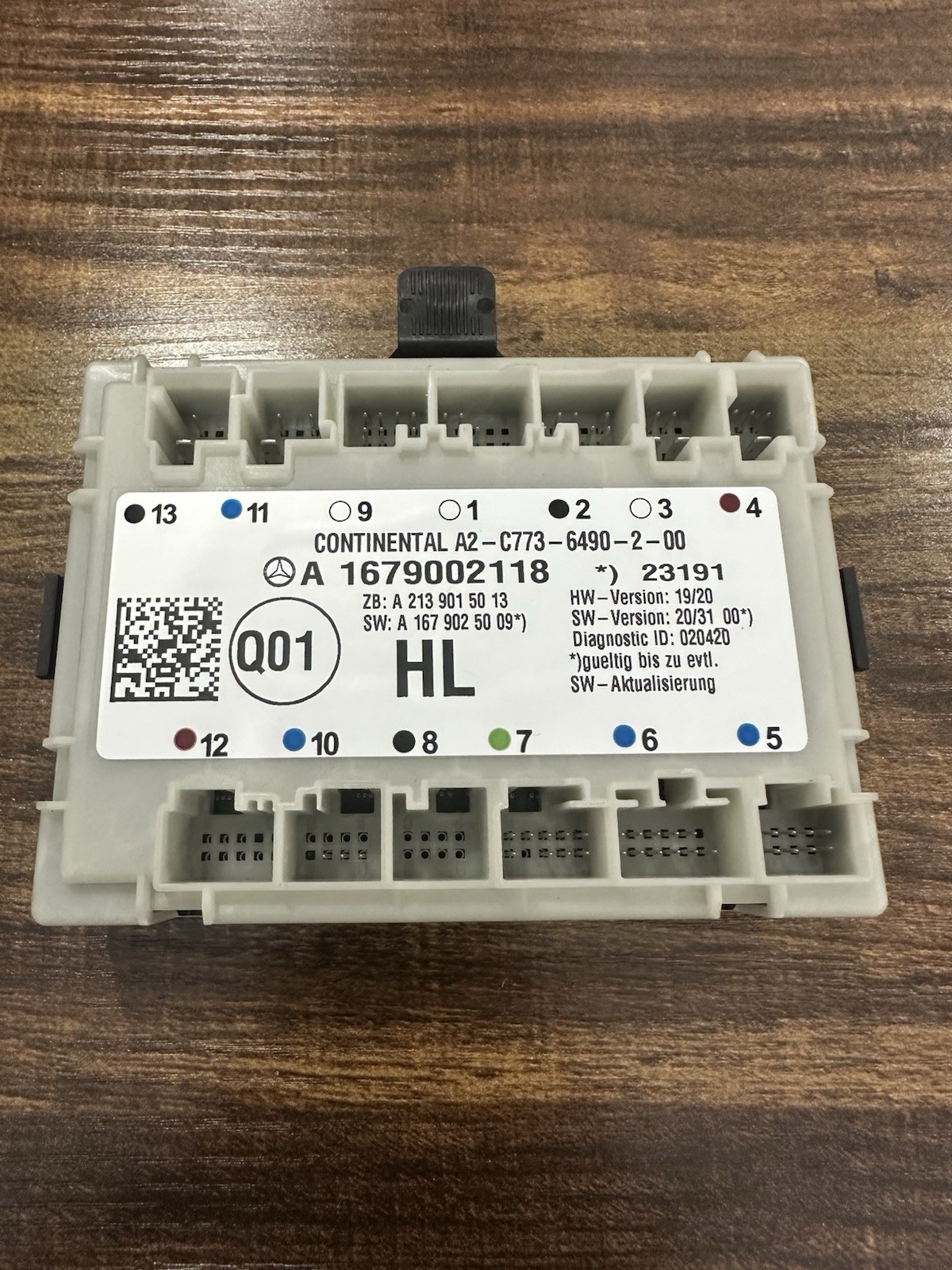 A1679002118 GENUINE OEM MERCEDES-BENZ LEFT/REAR DOOR CONTROL UNIT