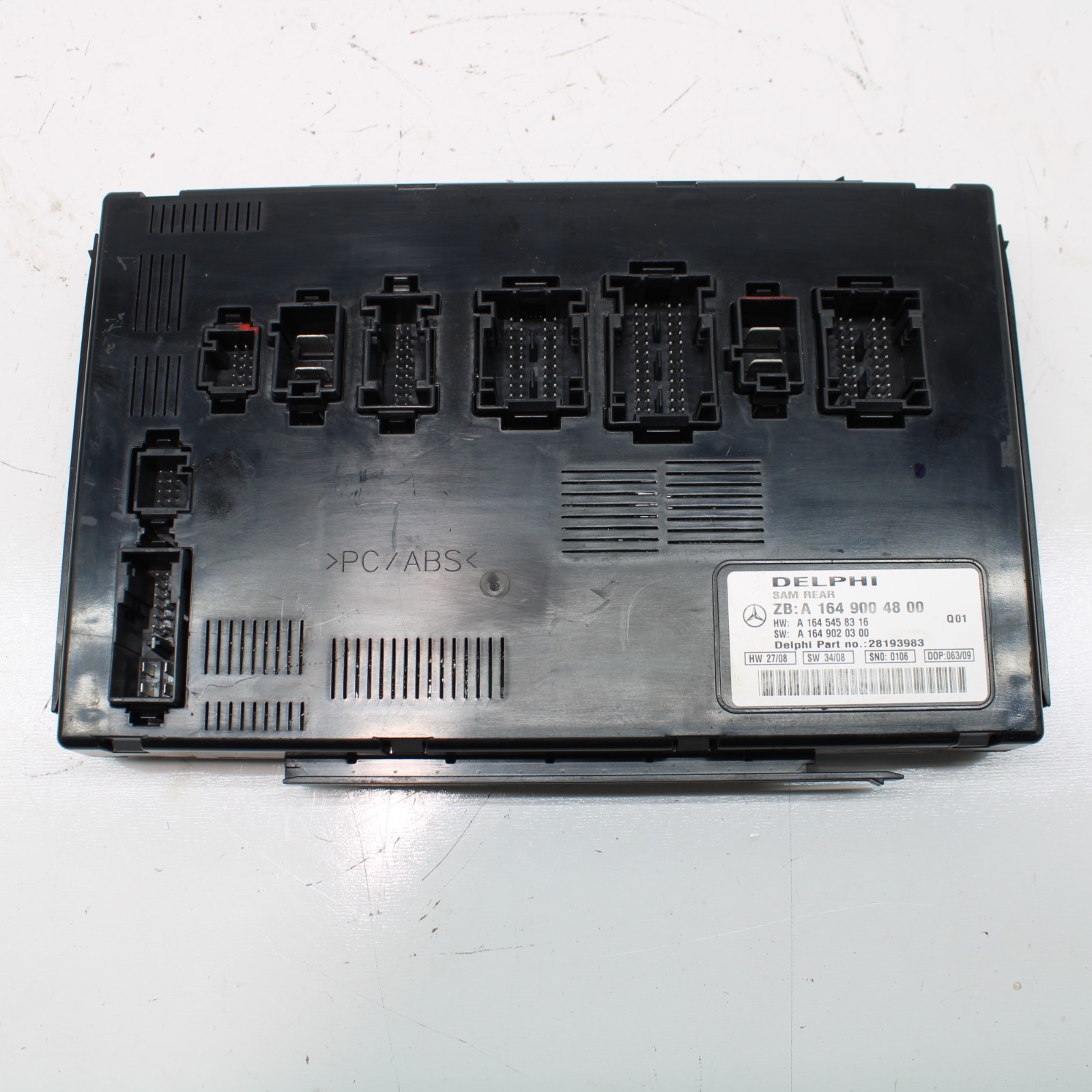 2006-12 Mercedes-Benz GL R ML Rear SAM Module Control Unit Signal Acquisition