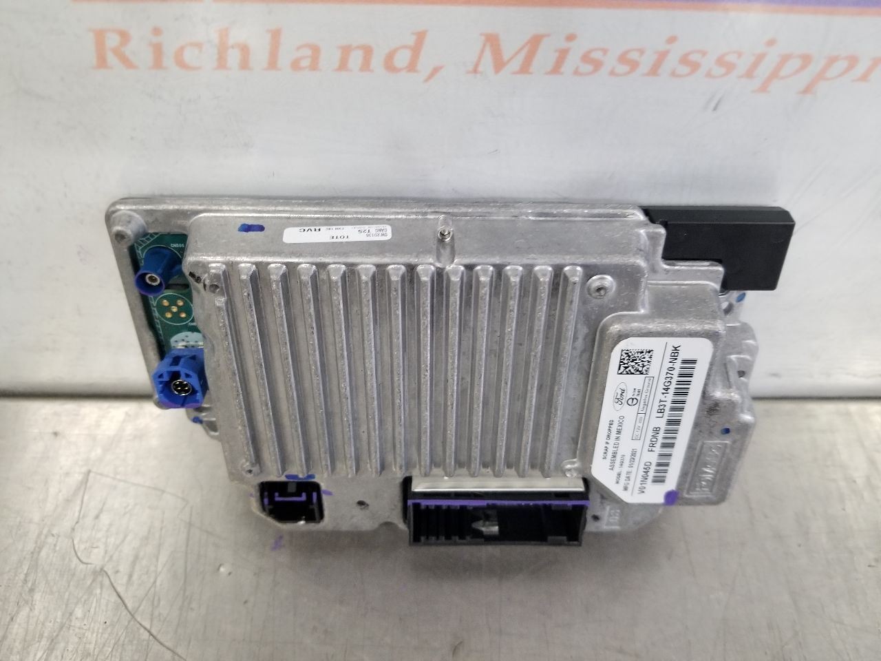 21 2021 FORD RANGER SXT SYNC CONTROL MODULE LB3T14G370NBK