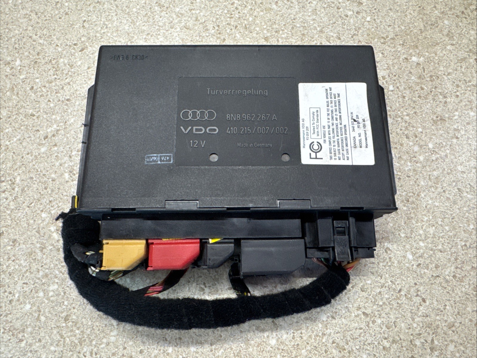 00-02 Audi TT BCM CCM Comfort Control Module w/Pigtails 8N8 962 267 A OEM Tested
