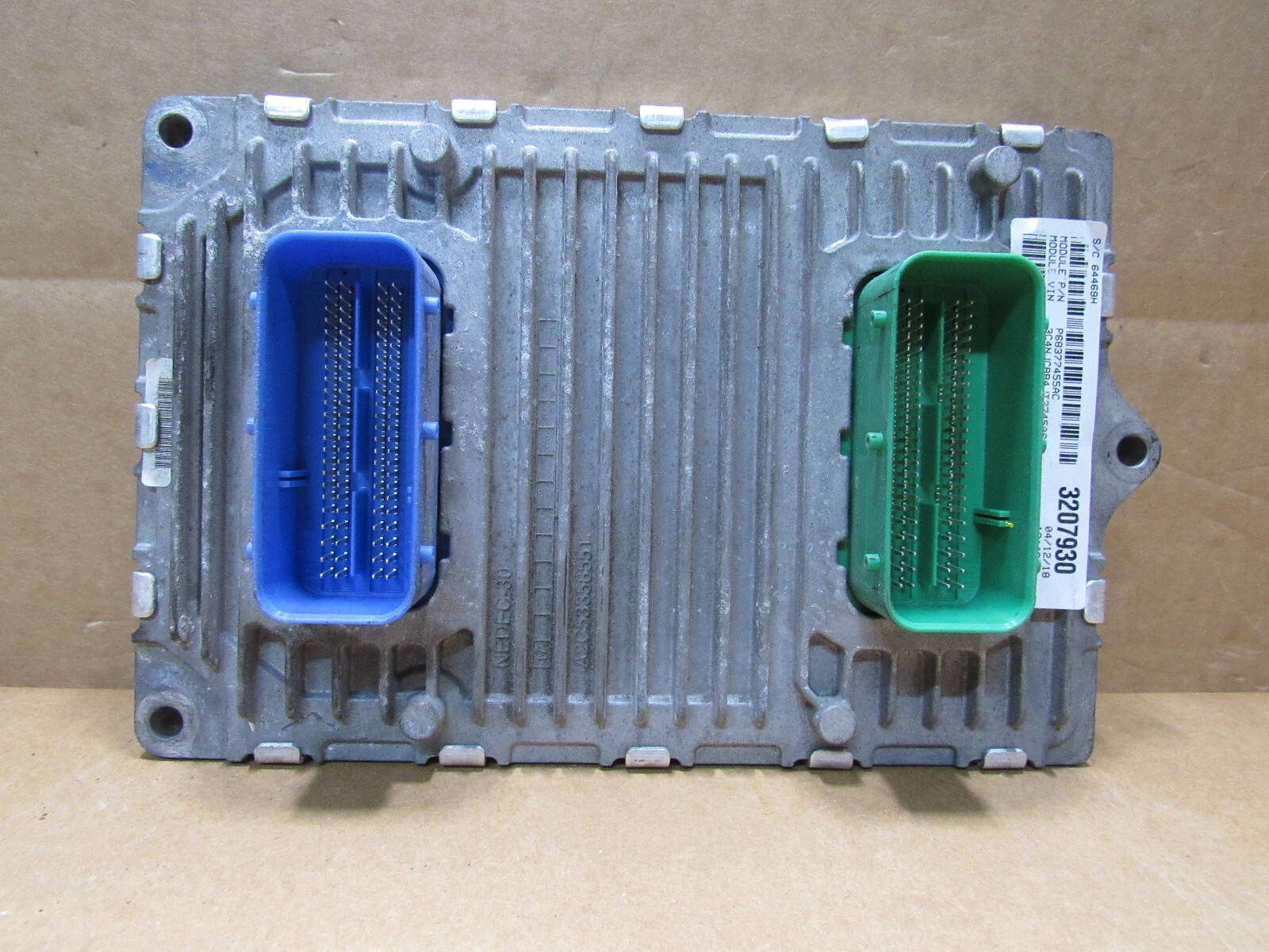 2017 2018 Jeep Compass 2.4 Engine Control Module Unit ECU ECM OEM P68342095AA