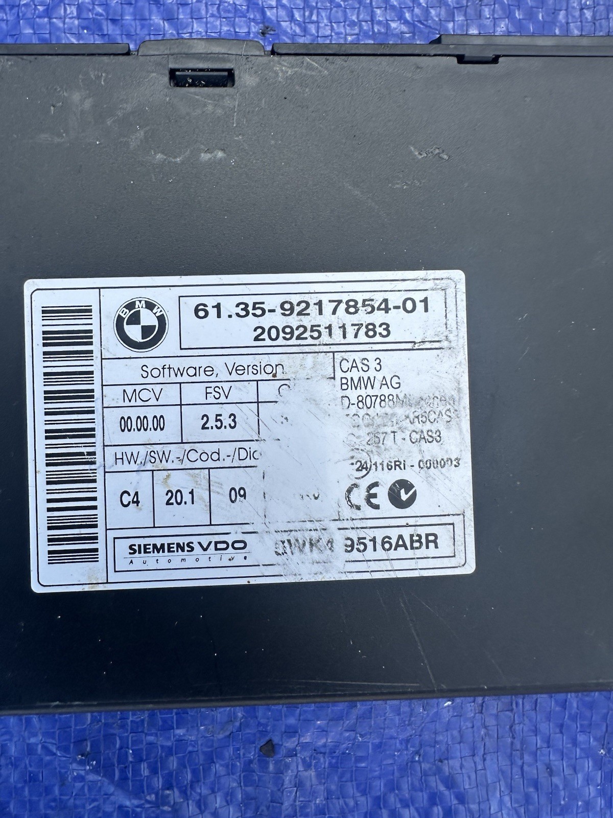 BMW E82 E90 E91 E92 3 SERIES 3.0 AUTO ENGINE SET CAS AND KEY SET 328i 335i