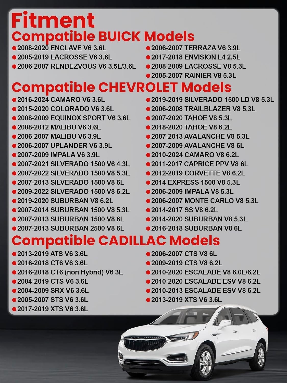 Fuel Management Disabler AG001 Compatible with Chevy Silverado Tahoe Sierra